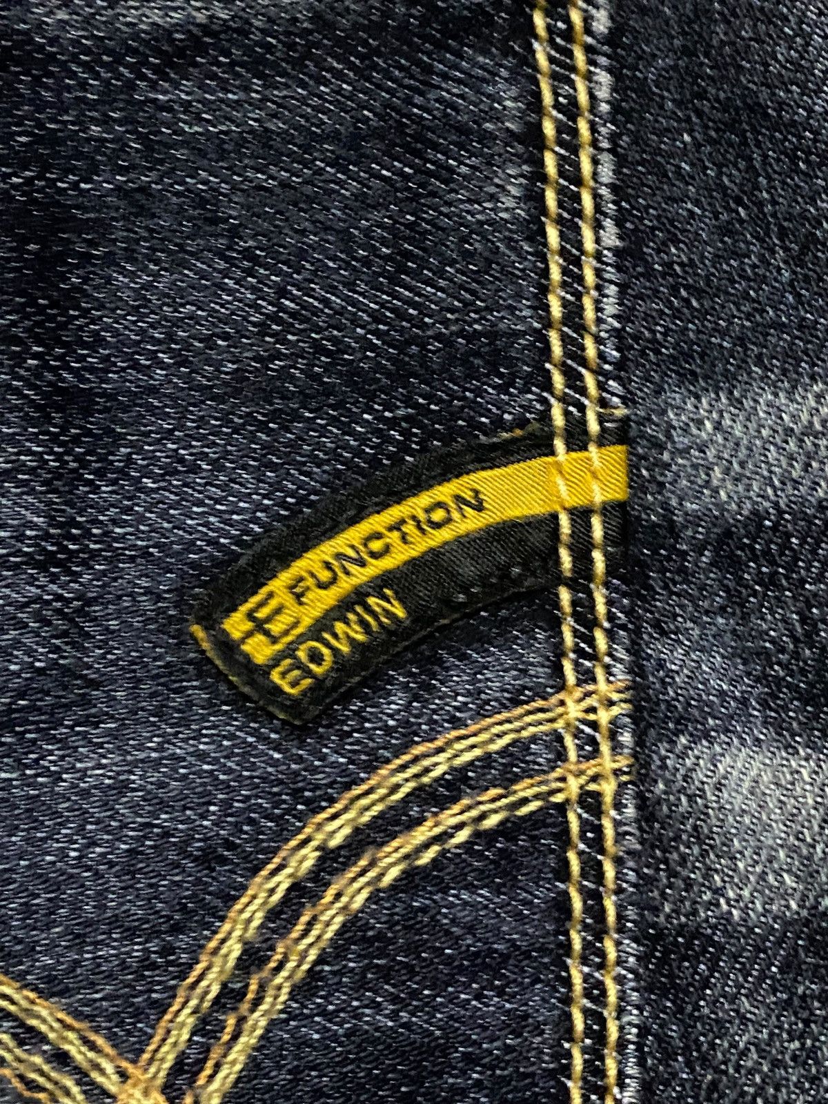 Edwin Vintage Edwin XV Funtion Curve Leg Loose Jeans Size US 33 - 13 Thumbnail