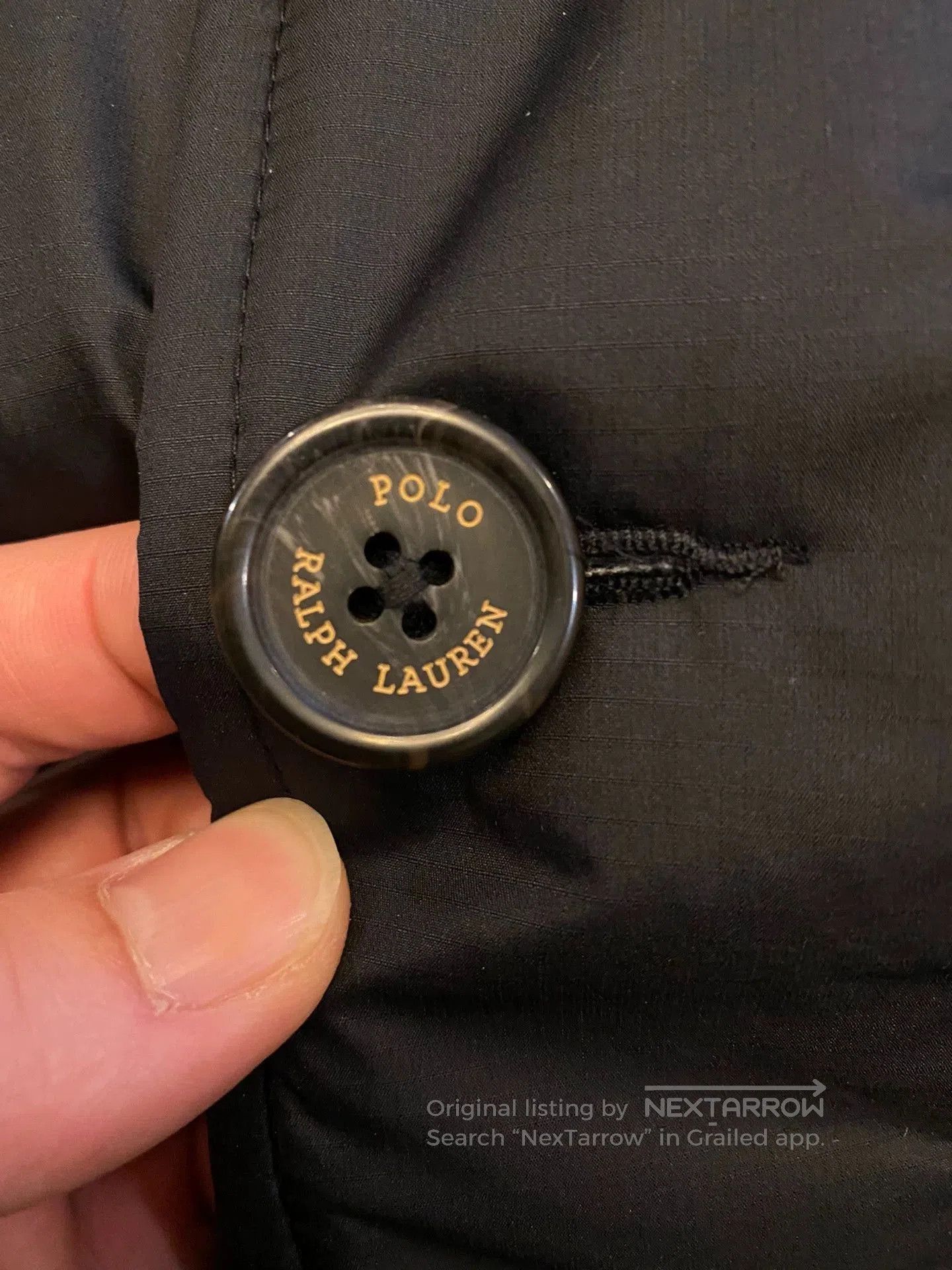 RRL Ralph Lauren Black Hooded Puffer Coat . Size US M / EU 48-50 / 2 - 6 Thumbnail