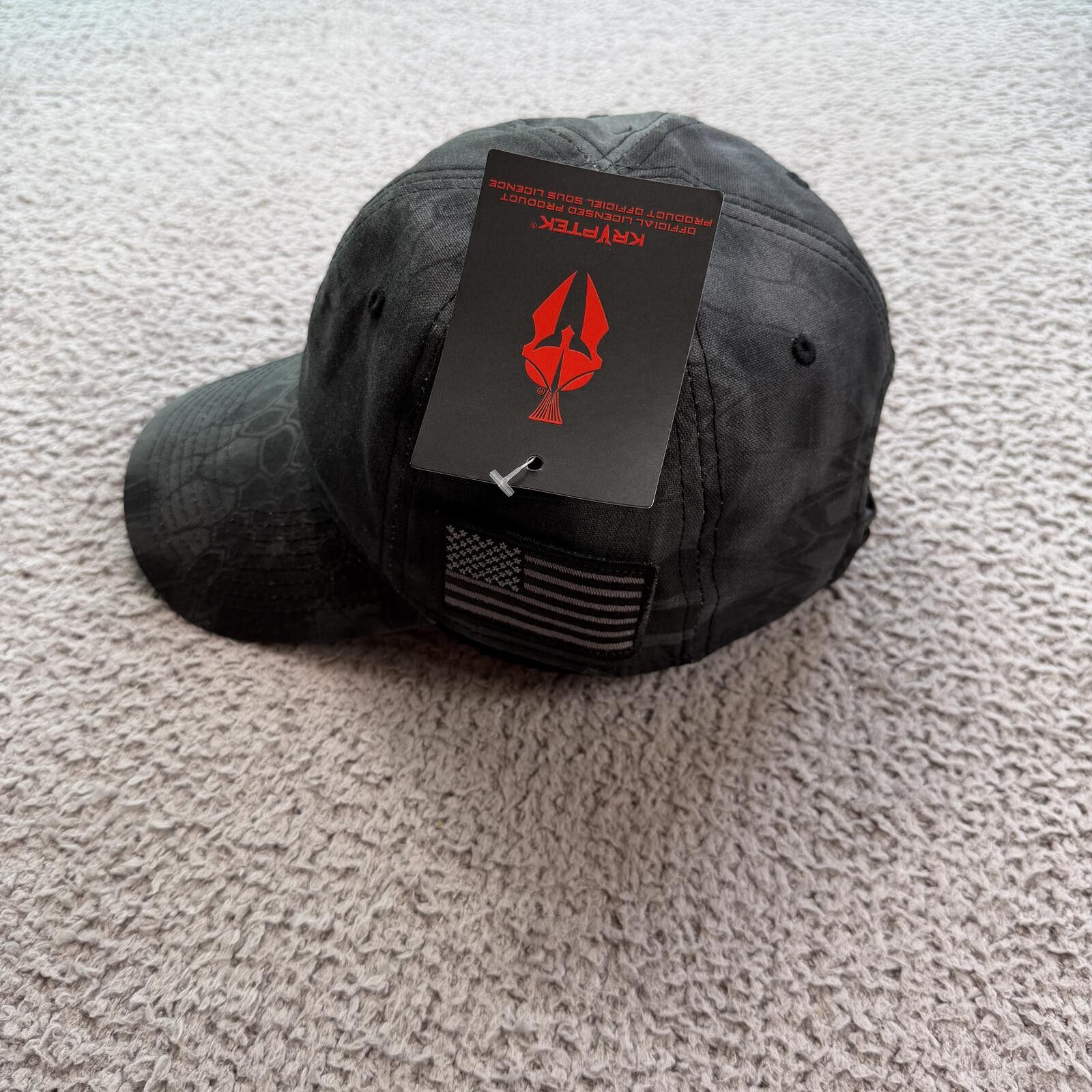 Other Kryptek Typhon Black Camo Tactical Cap Adjustable Strapback Size ONE SIZE - 2 Thumbnail