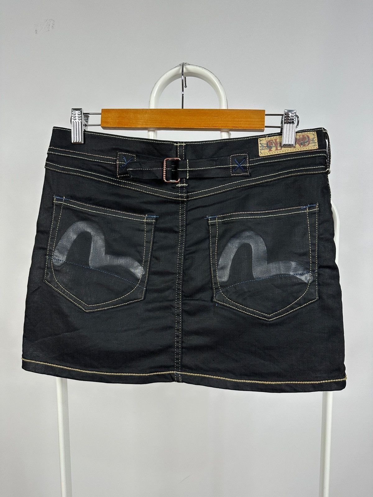 Evisu Vintage Evisu x Puma Y2K Black Mini Skirt Size 28" / US 6 / IT 42 - 1 Thumbnail