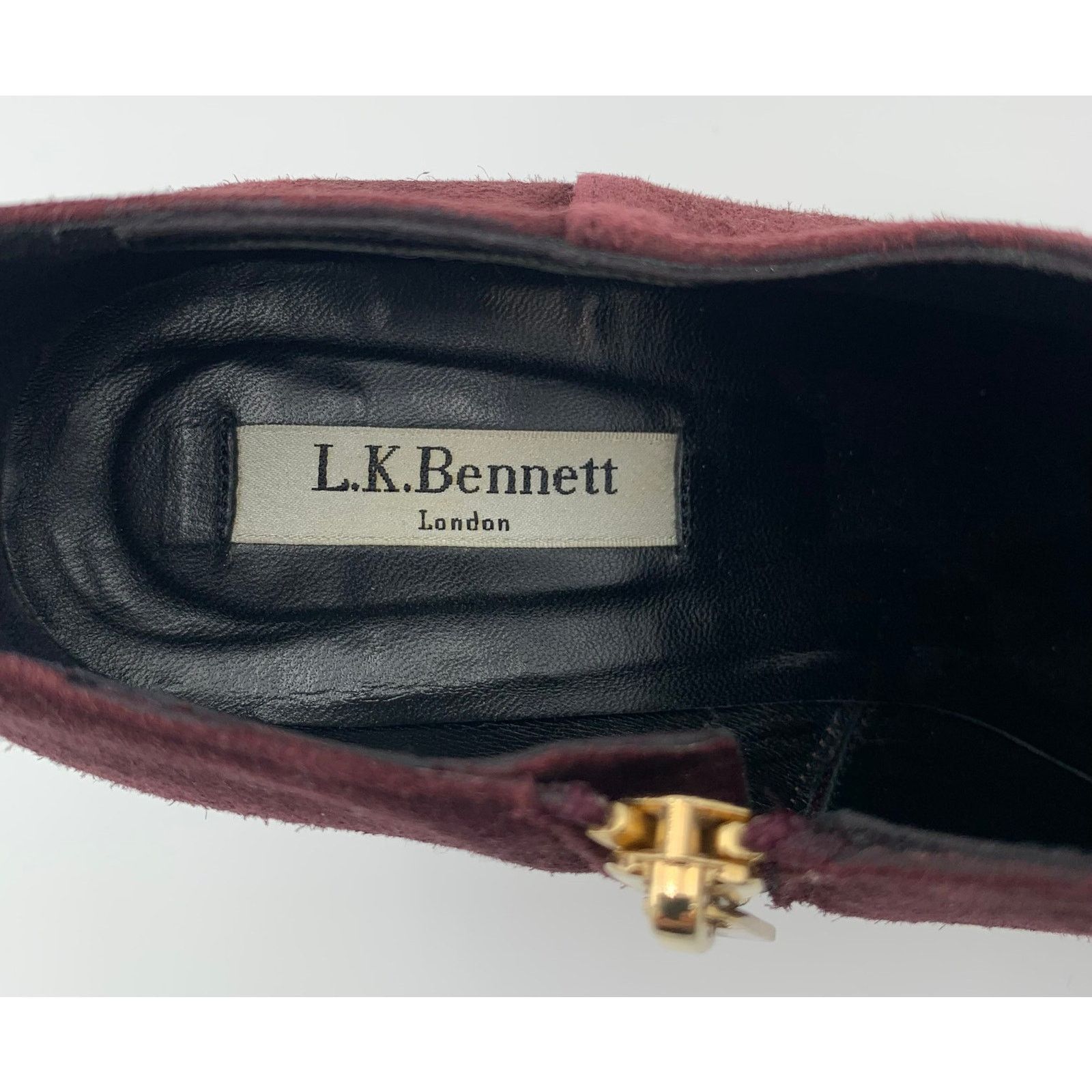 LK Bennett L.K. Bennett Doris Suede Pumps Size 8 Burgundy Ankle Boots Size US 8 / IT 38 - 10 Thumbnail