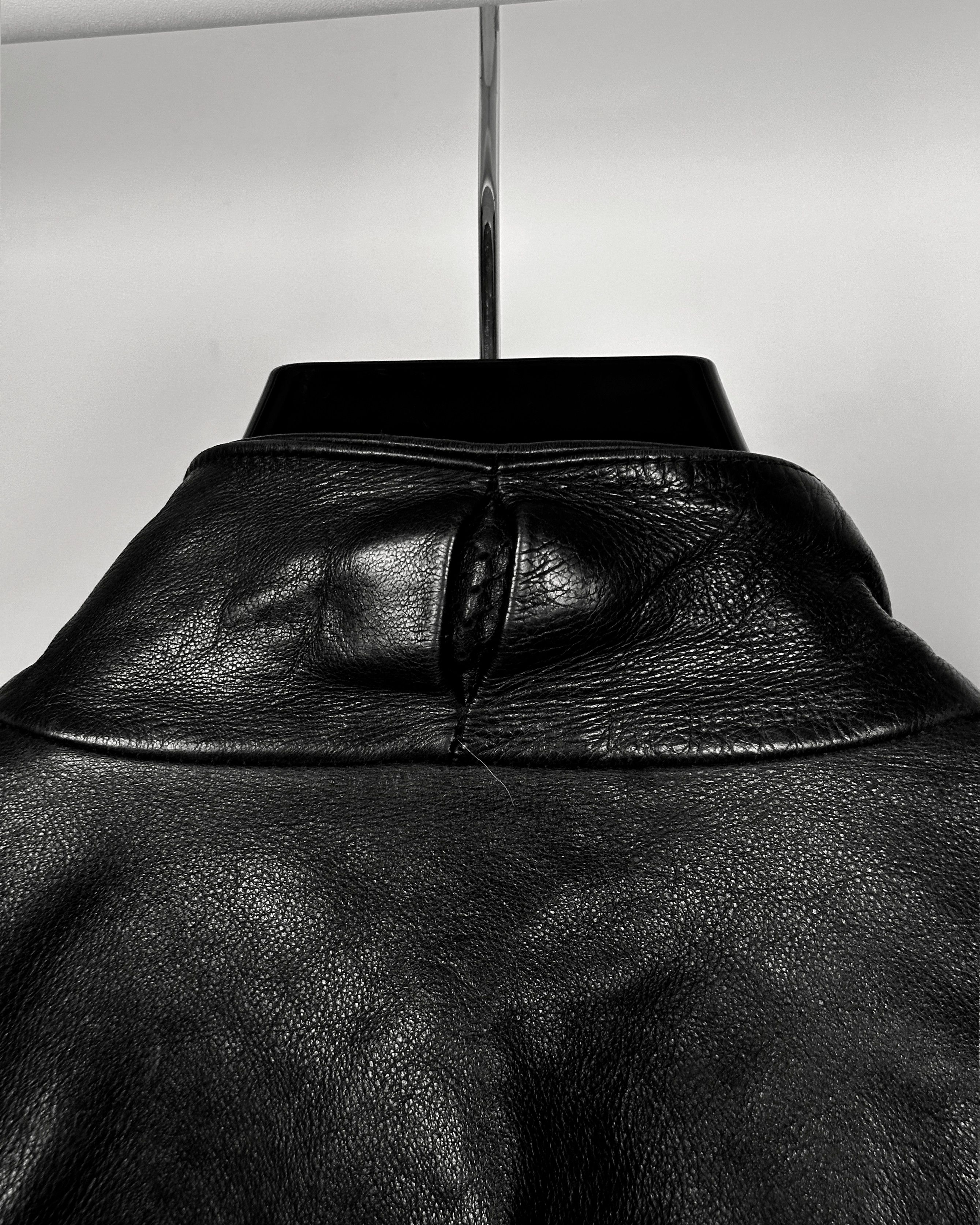 Dior Dior Homme Luster Zipper Sleeves Leather Bomber Jacket Size US M / EU 48-50 / 2 - 20 Thumbnail