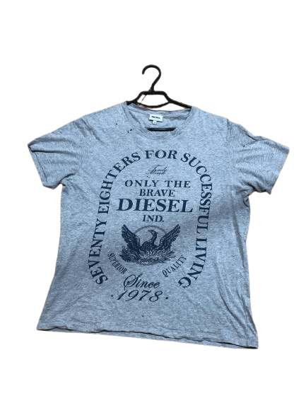 Diesel Vintage Diesel Big Y2K Logo Short Sleeve T-Shirt Size M Size US M / EU 48-50 / 2 - 1 Thumbnail