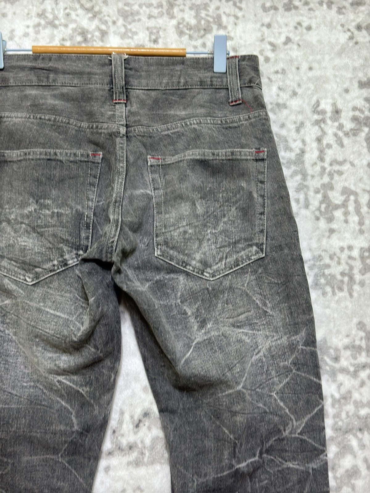Vintage Y2K Wild Life Poem Print Whiskered Cropped Denim Jeans Size US 29 - 11 Thumbnail