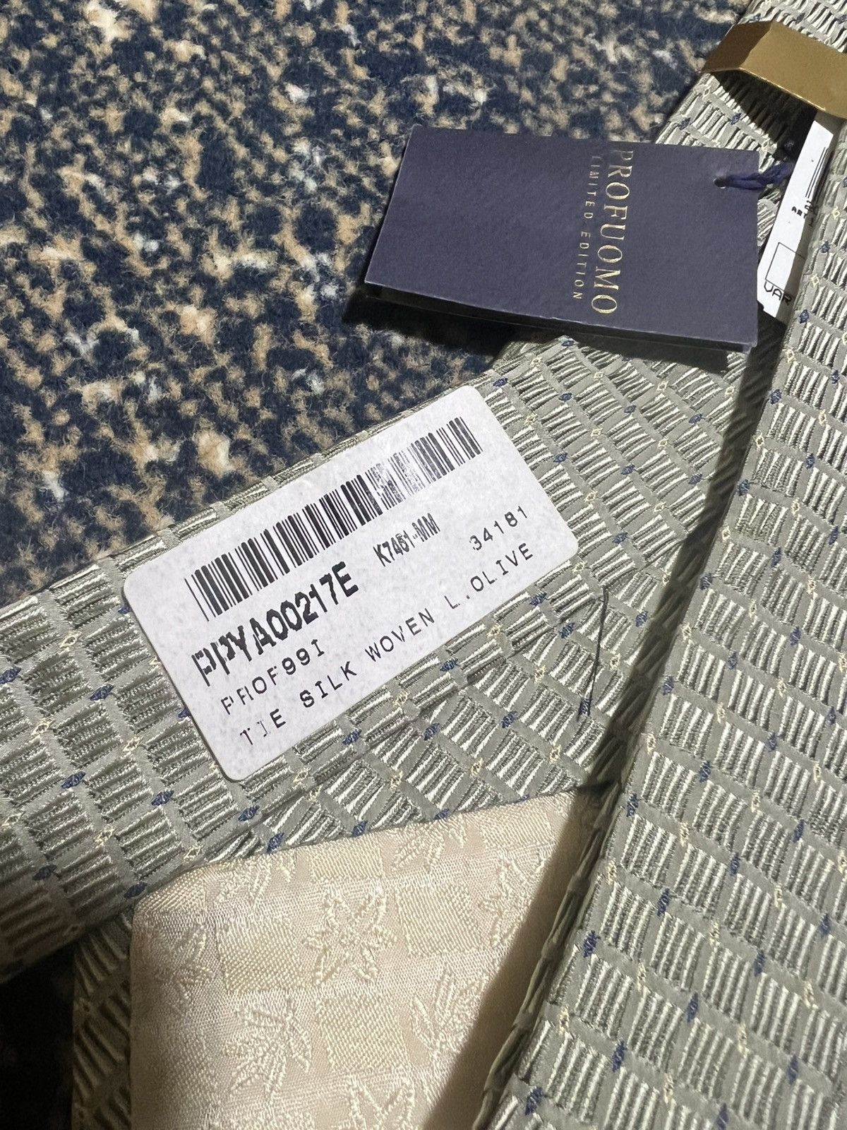 Other Profuomo limited edition tie 100% Silk Tie fashion new Size 40 - 6 Thumbnail