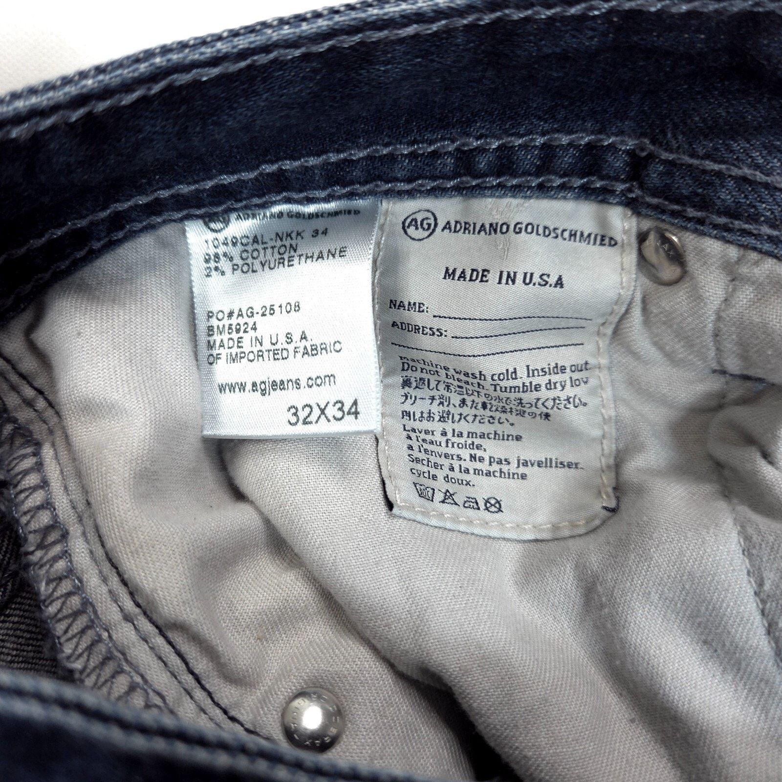 AG Adriano Goldschmied AG Adriano Goldschmied The Protege Jeans Mens 32x26.5 Size US 32 / EU 48 - 4 Thumbnail