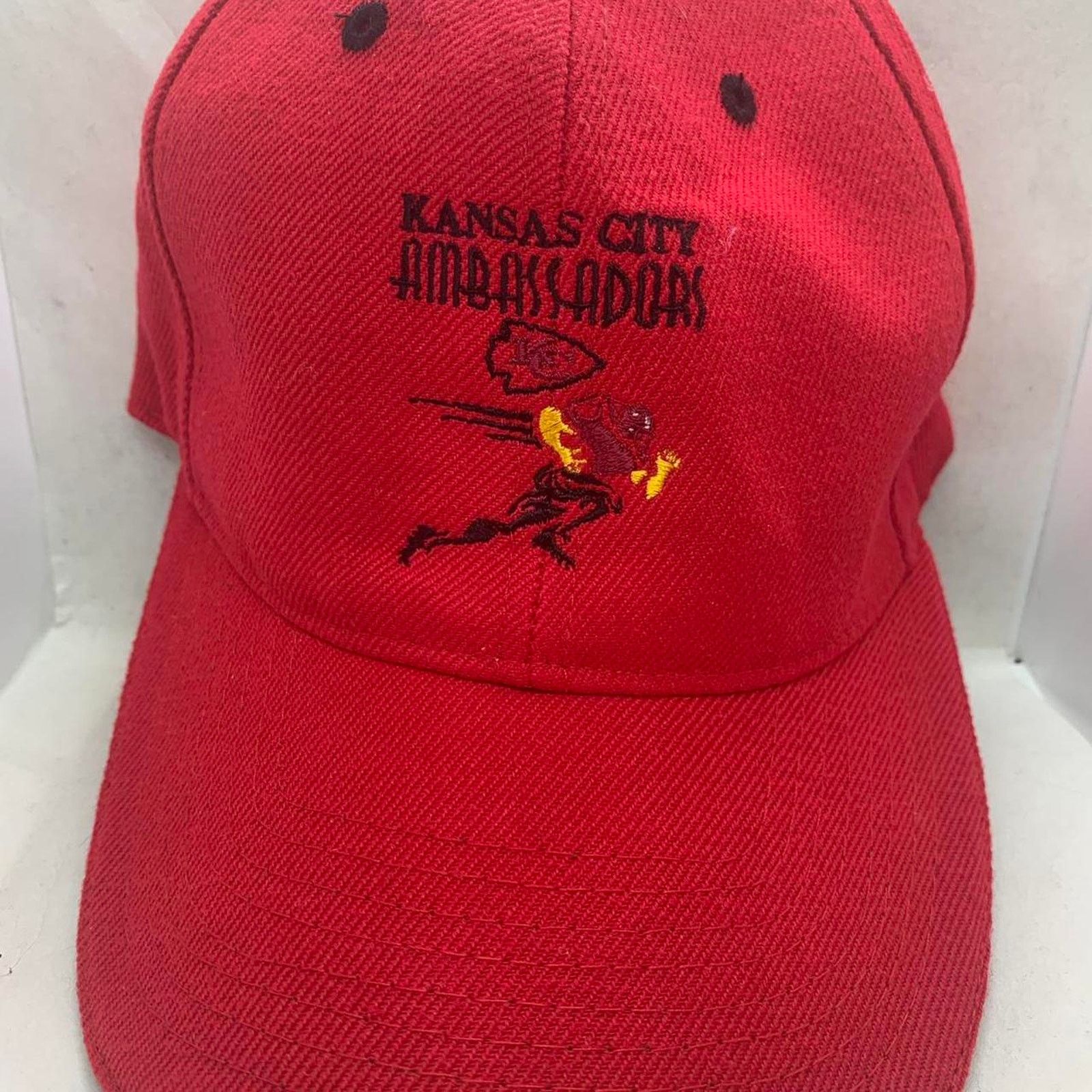 NFL vintage 90s KANSAS CITY CHIEFS AMBASSADORS strapback hat cap Size ONE SIZE - 2 Thumbnail