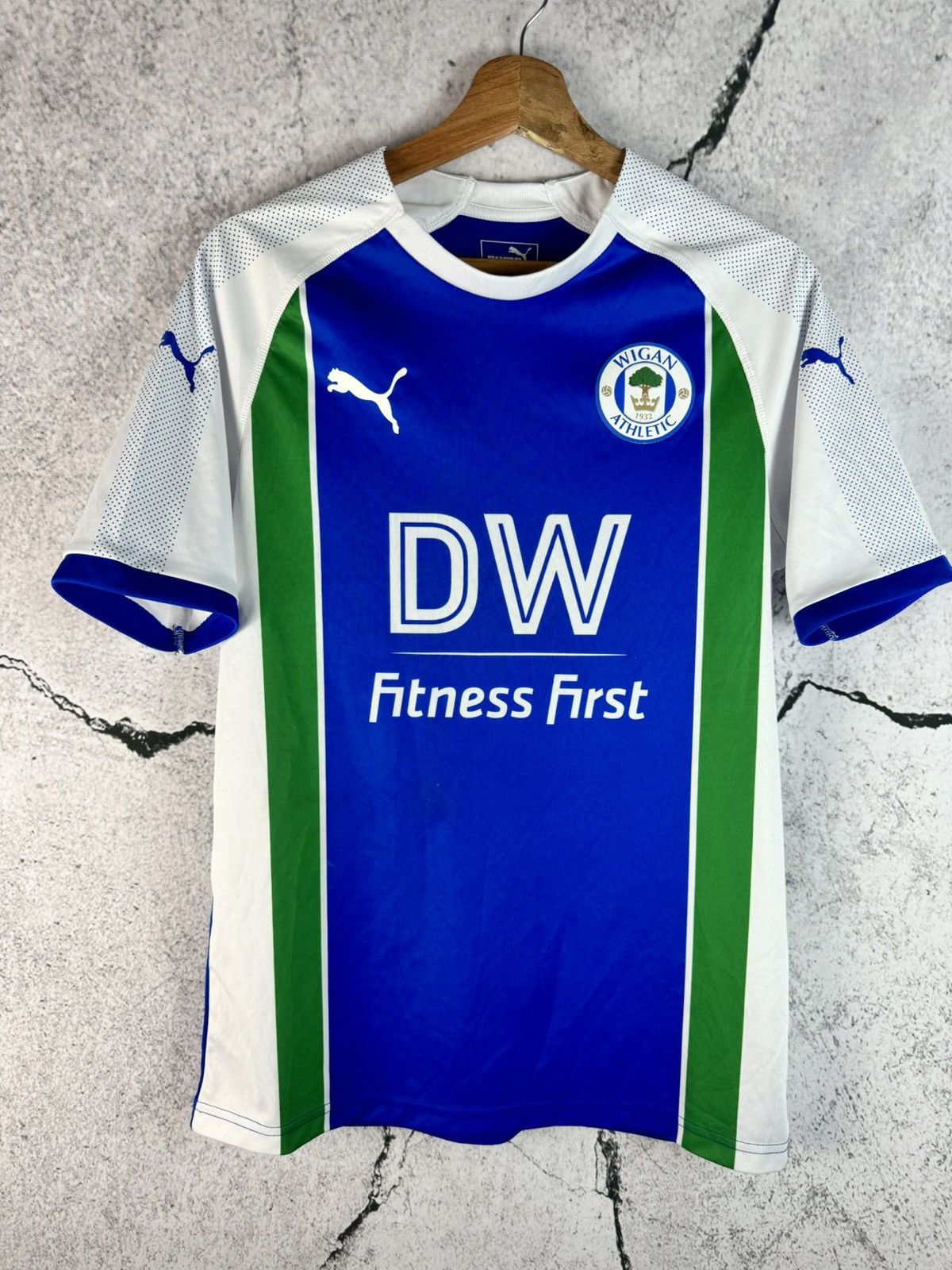 Puma Wigan Athletic home soccer football shirt Size US M / EU 48-50 / 2 - 1 Thumbnail