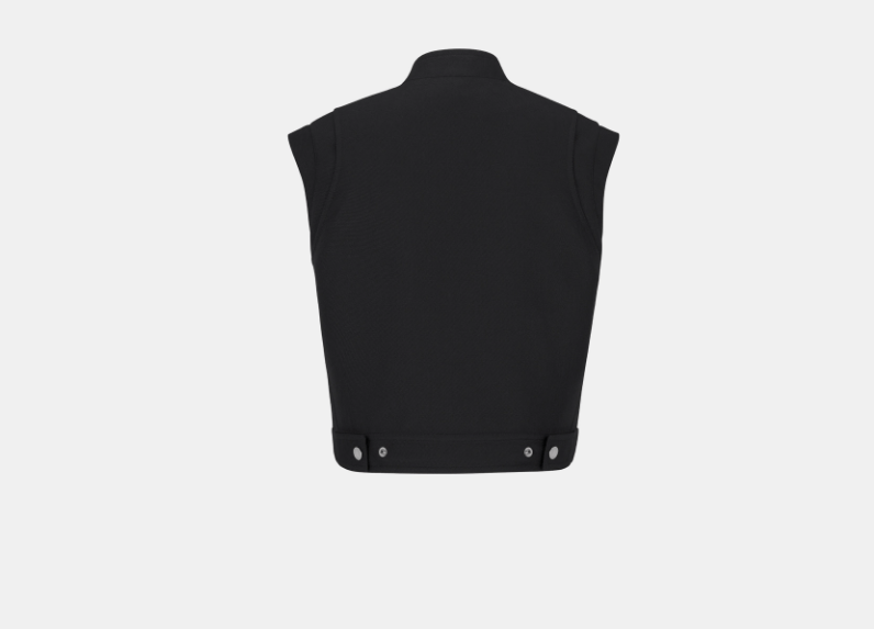 Dior o1w1db11225 421C57 Vest in Black Size M / US 6-8 / IT 42-44 - 2 Thumbnail