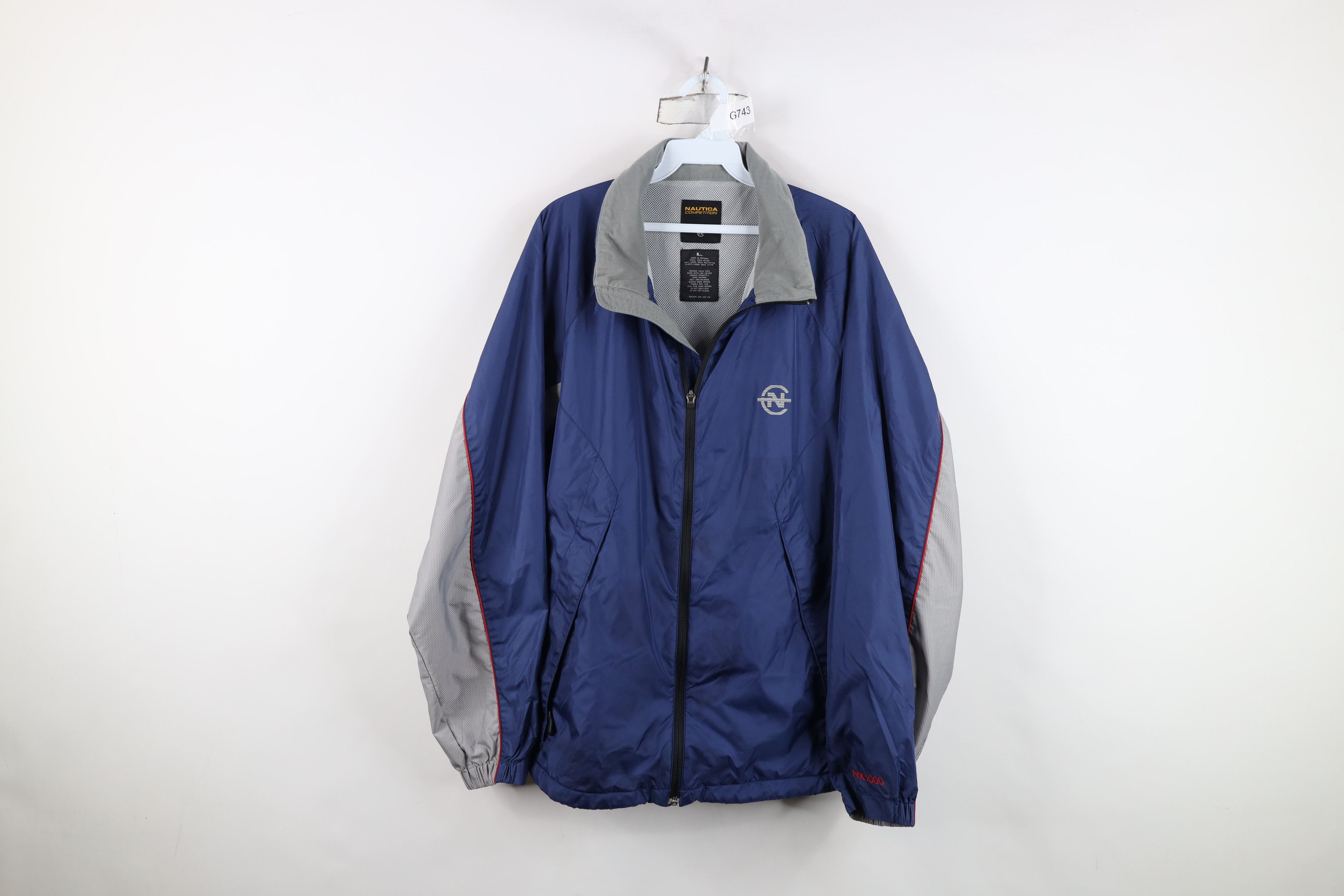 Nautica Vintage 90s Nautica Competition Windbreaker Jacket Size US L / EU 52-54 / 3 - 1 Thumbnail