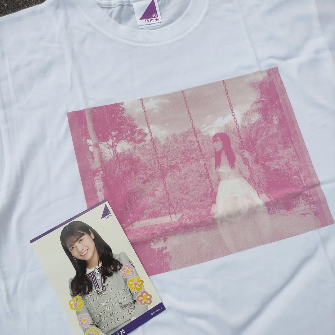 Band Tees Nogizaka46 Saito Yuri 26th Birthday 2019 Tee Size US L / EU 52-54 / 3 - 2 Thumbnail