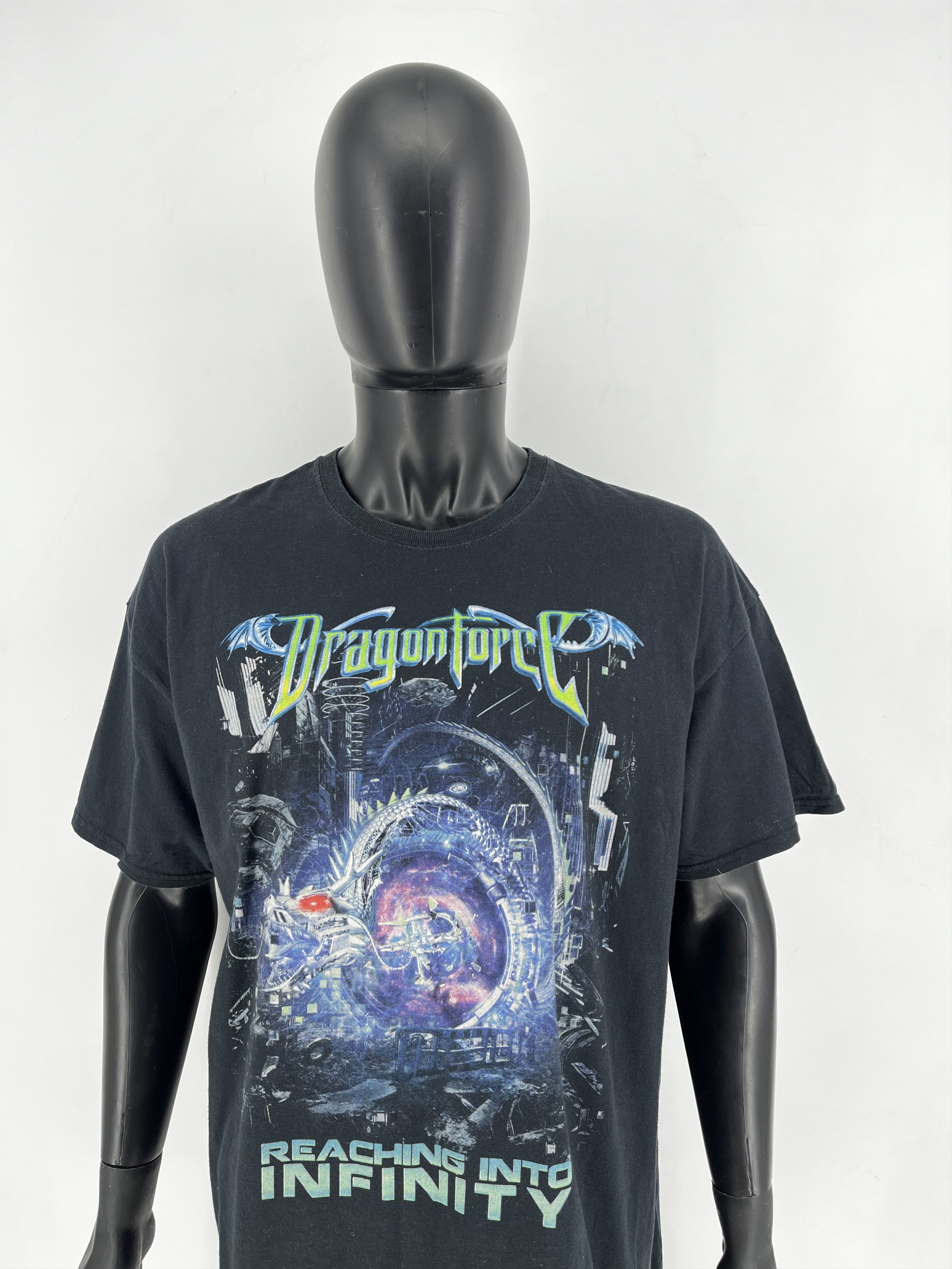Band Tees Dragonforce Inhuman Rampage Tour Band Graphic T-Shirt Adult Size US XXL / EU 58 / 5 - 1 Thumbnail
