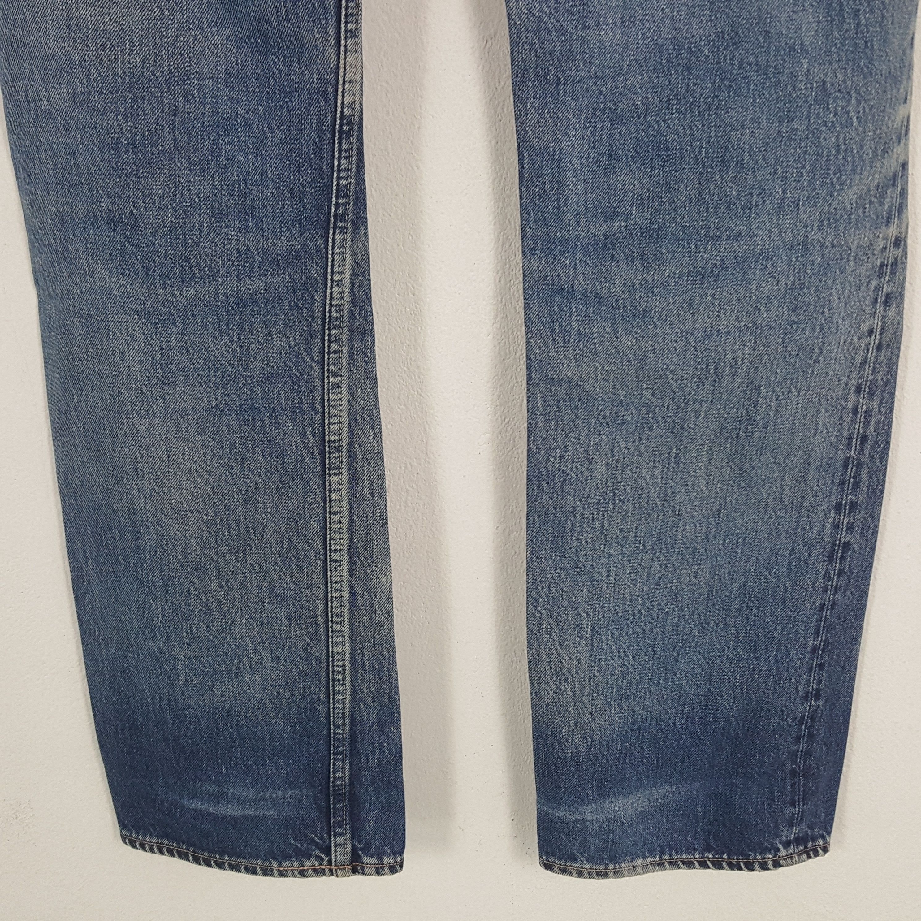 HOLLYWOOD RANCH MARKET × Vintage Vintage H.Ranch.M Distressed Style Selvedge Denim Jeans Size US 32 / EU 48 - 6 Thumbnail