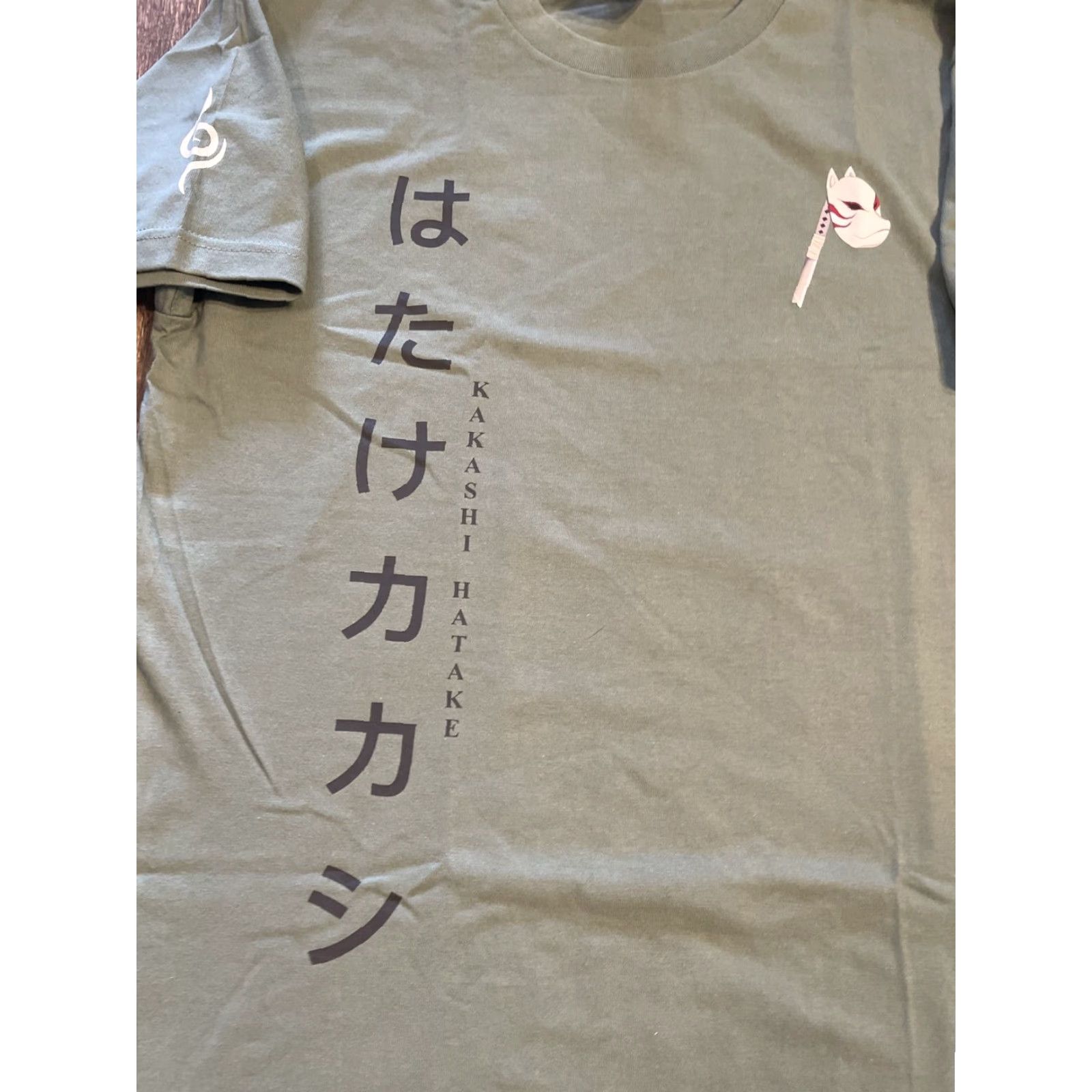 Vintage VINTAGE Kakashi Hatake Naruto Anime Green T-Shirt Medium Men M Green Boots T-Shirt Naruto Anime Theme Mens Size US M / EU 48-50 / 2 - 4 Thumbnail