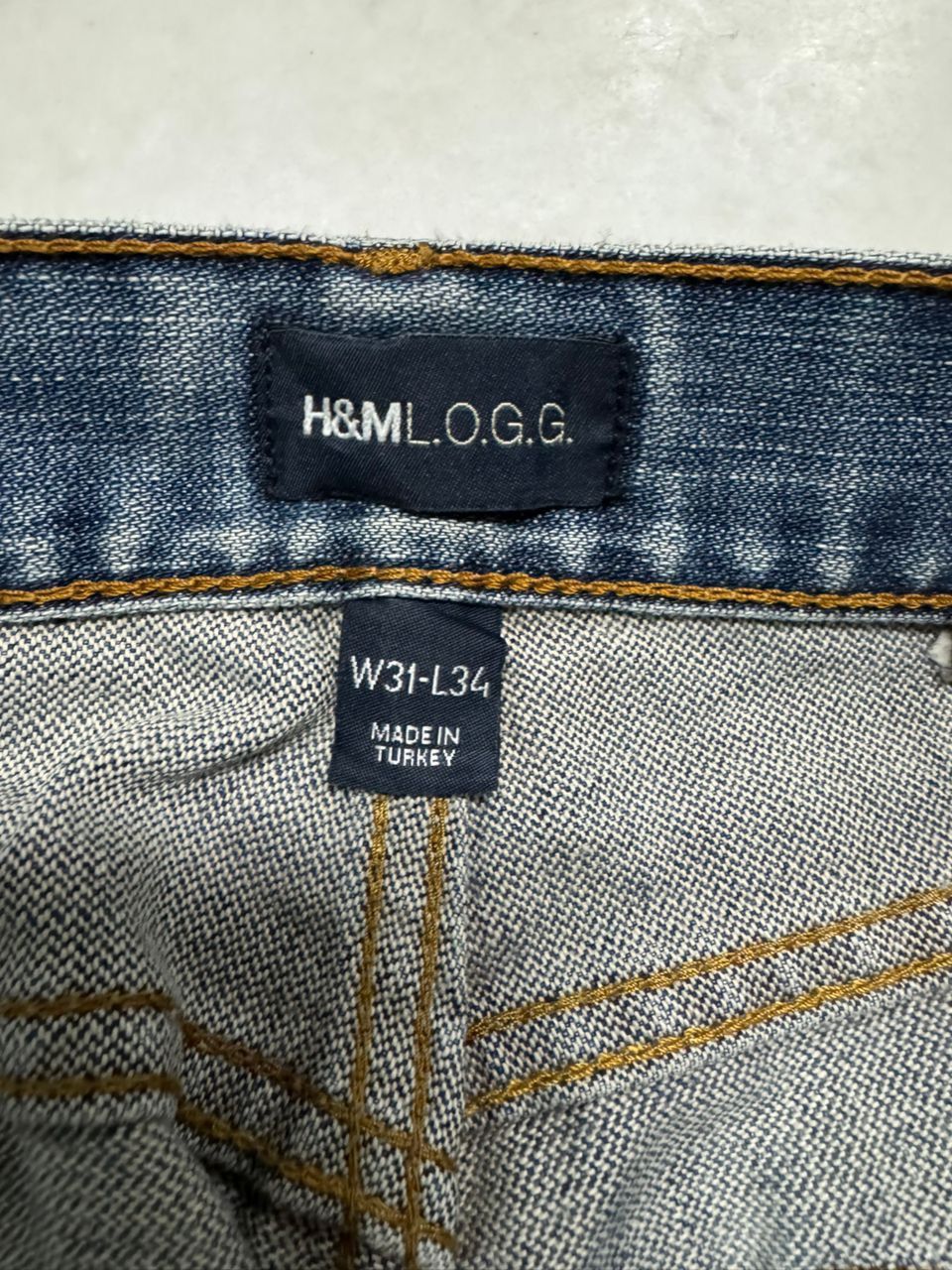 H&M 💥Grunge💥Vintage H&M Logg Mudwash Insane Distressed Denim Size US 31 - 11 Thumbnail