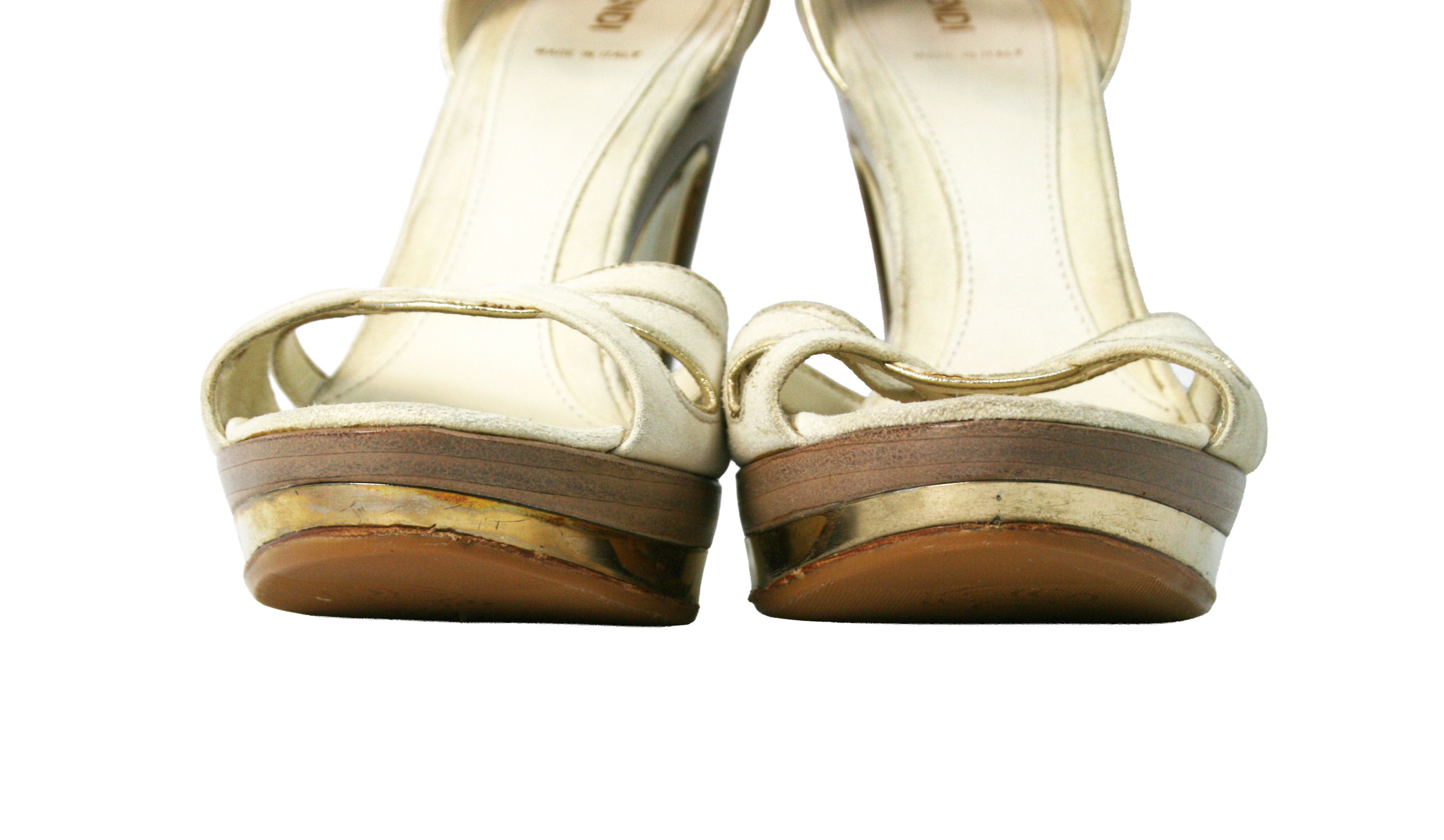 Fendi Wedge Strap Sandals Size US 9 / IT 39 - 4 Thumbnail