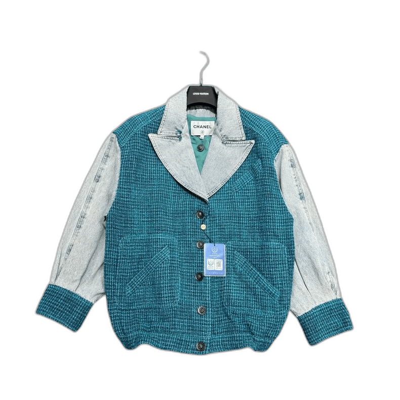 Chanel Chanel Men's Woven Denim Jacket Size 34 -2505 Size US M / EU 48-50 / 2 - 1 Thumbnail