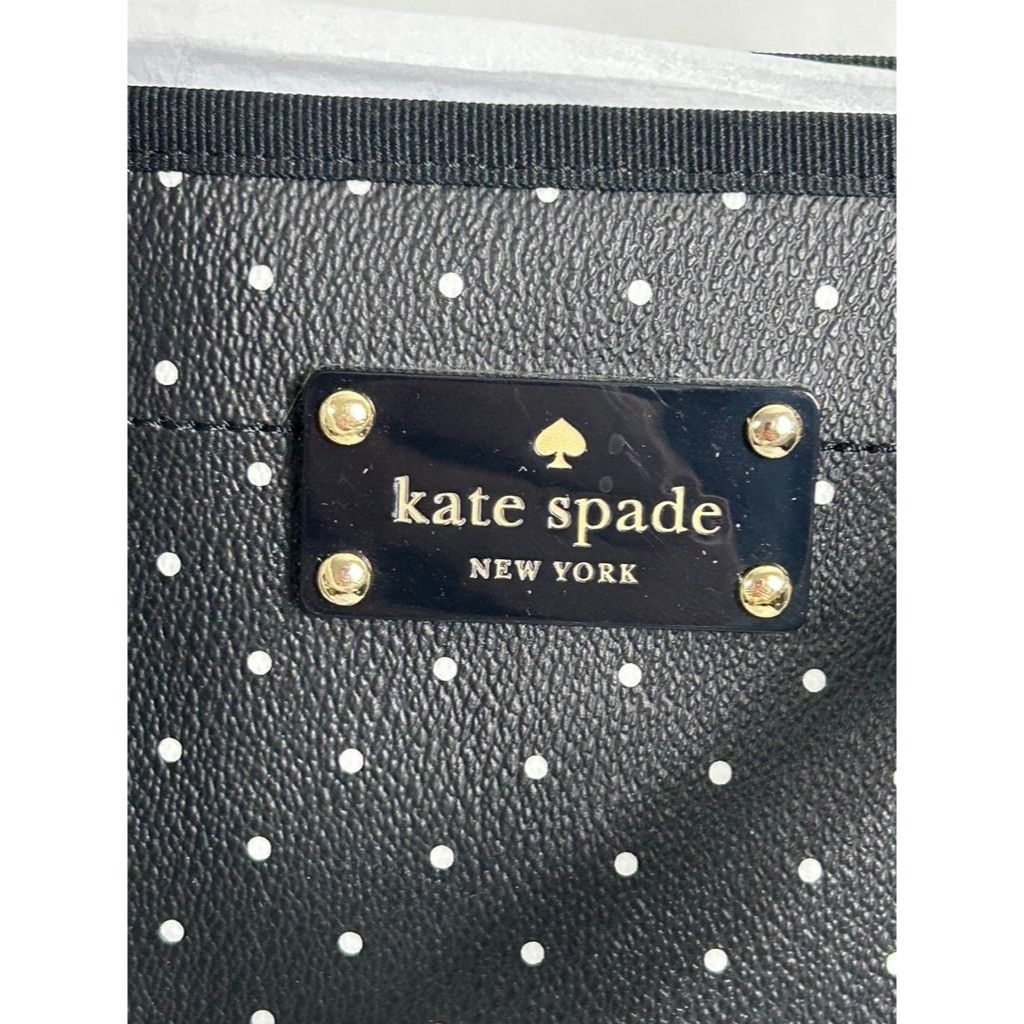 Kate Spade Kate Spade Sidney Kennywood Polka Dot Bag in Black/White - N Size ONE SIZE - 5 Thumbnail