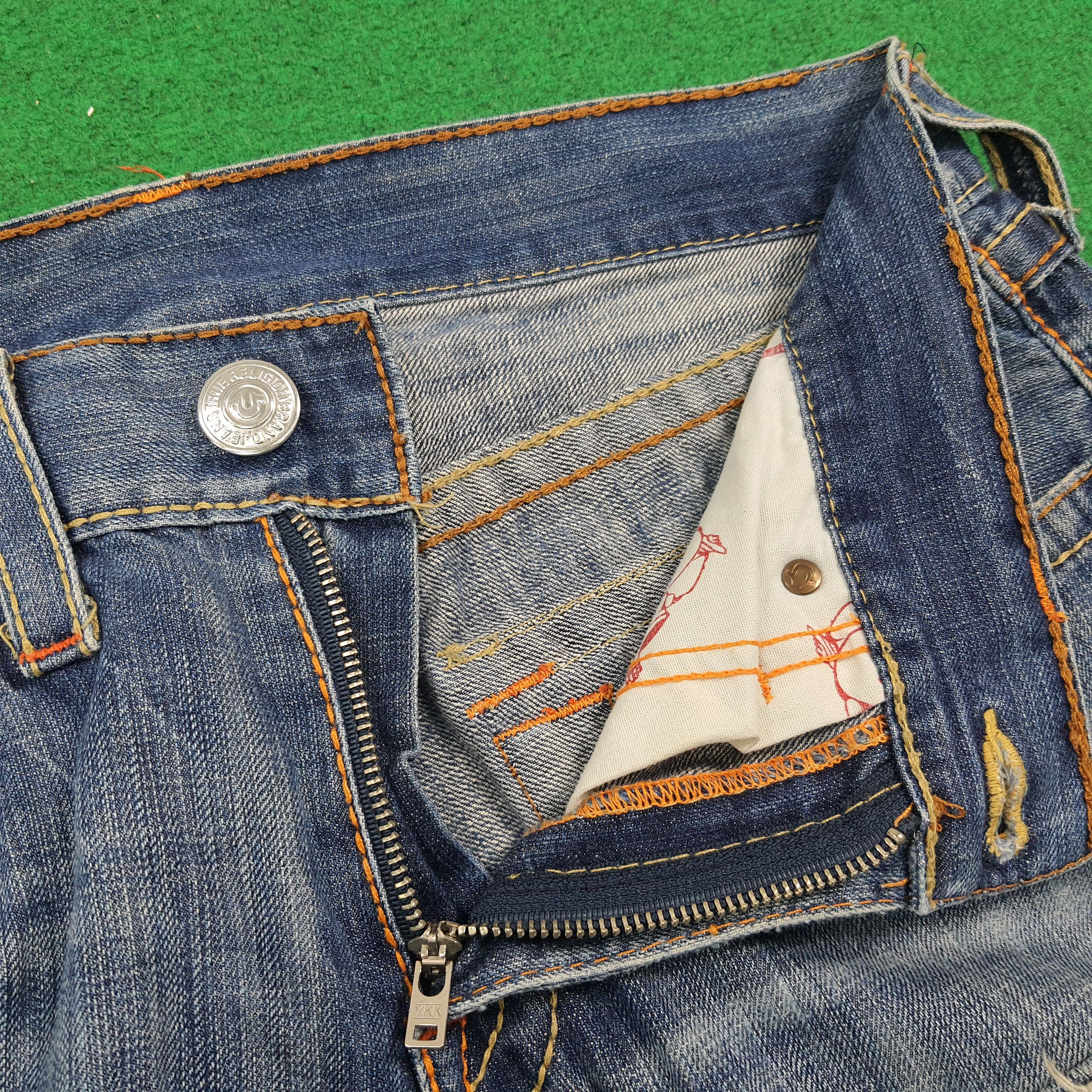 True Religion Vintage True Religion Jeans Blue Baggy Bootcut C280N28 Size US 33 - 10 Thumbnail