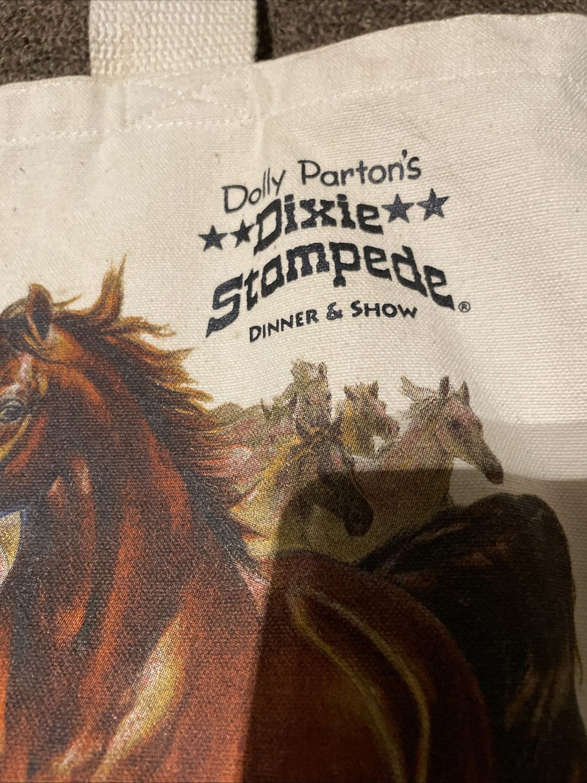 Hanes Dolly Parton’s Dixie Stampede Dinner & Show tote bag Size ONE SIZE - 4 Thumbnail
