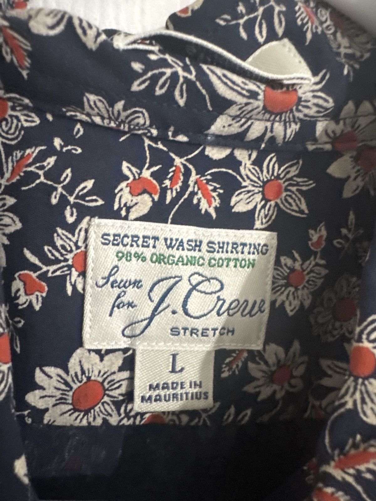 J.Crew Jcrew button down flower shirt slim Size US L / EU 52-54 / 3 - 3 Thumbnail