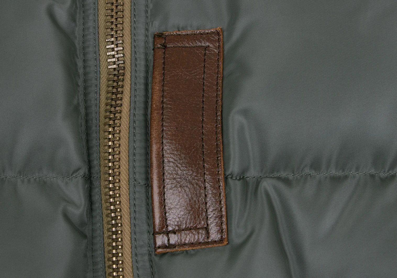 Junya Watanabe Patch Hooded Down Jacket in Khaki Orange, Size M Size US M / EU 48-50 / 2 - 5 Thumbnail