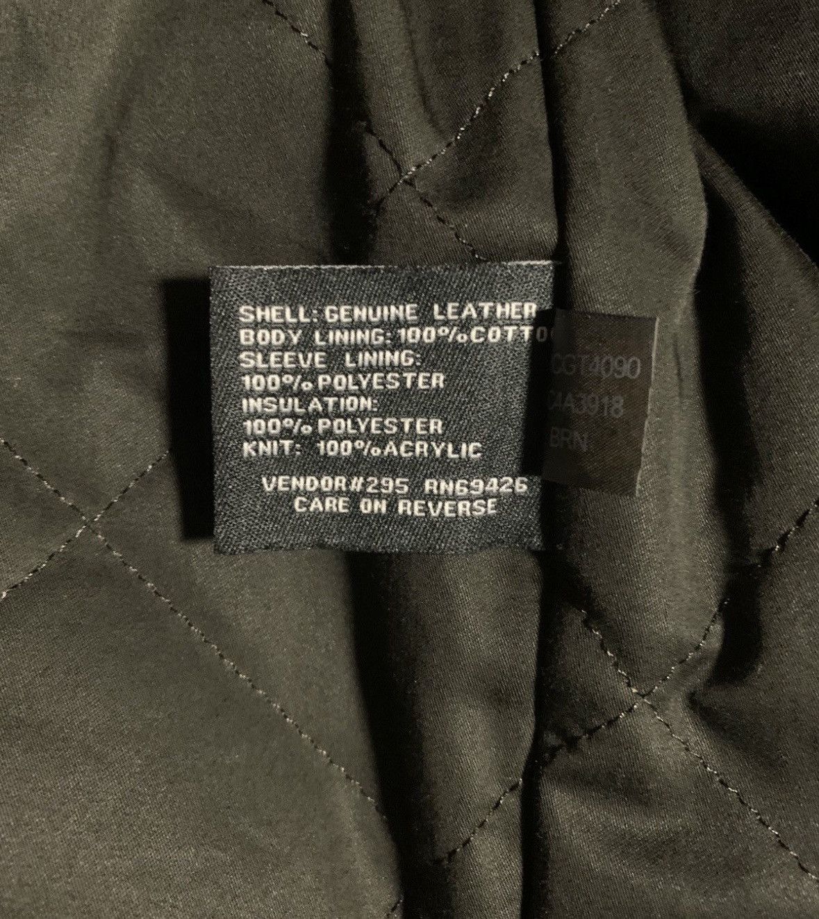 Wilsons Leather Men’s Vintage Bomber Leather Jacket - Wilson Leather Size US M / EU 48-50 / 2 - 4 Thumbnail
