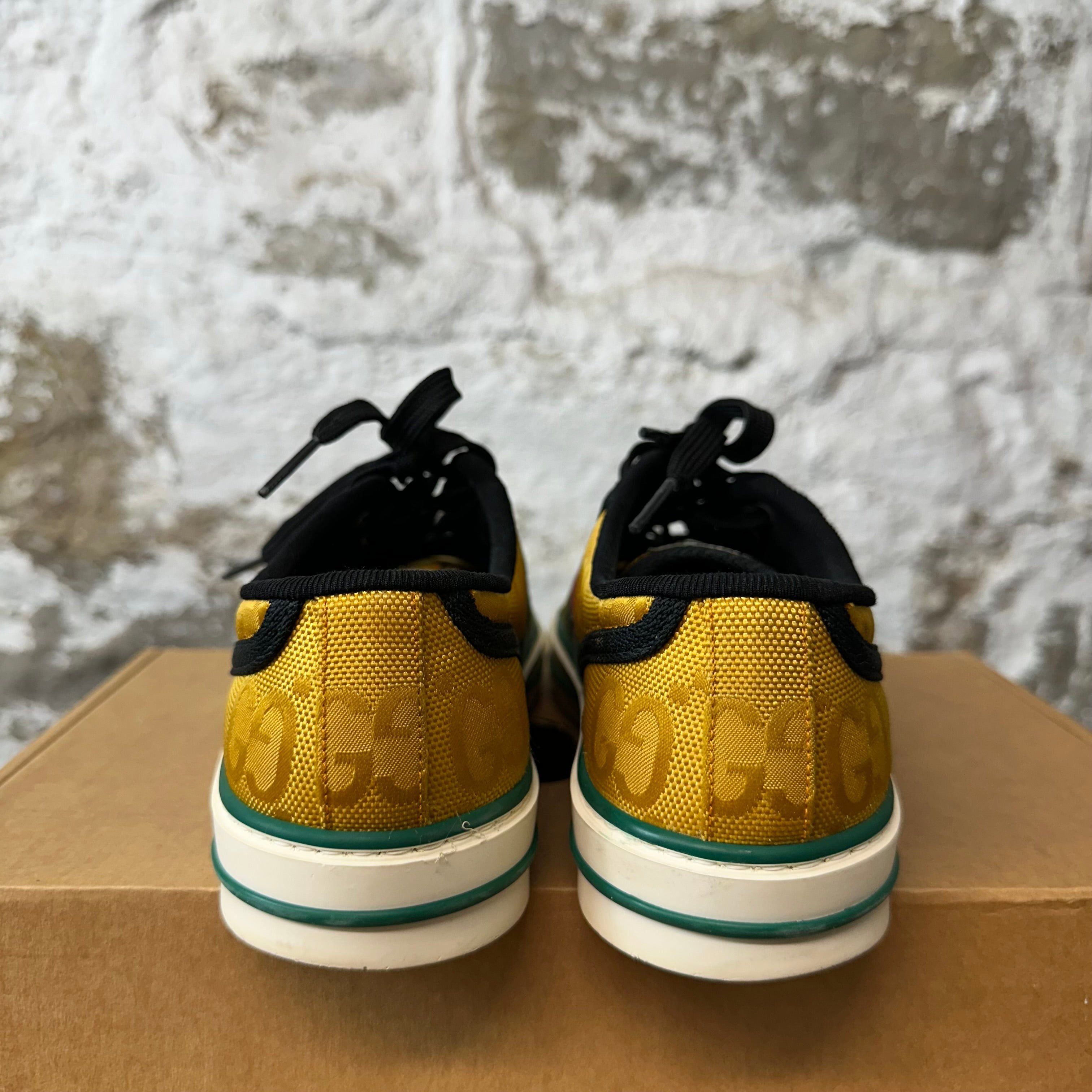 Gucci Gucci Tennis 1977 Yellow GG Nylon Sneaker Sz 4.5 (36) Size US 5 / EU 37 - 5 Thumbnail