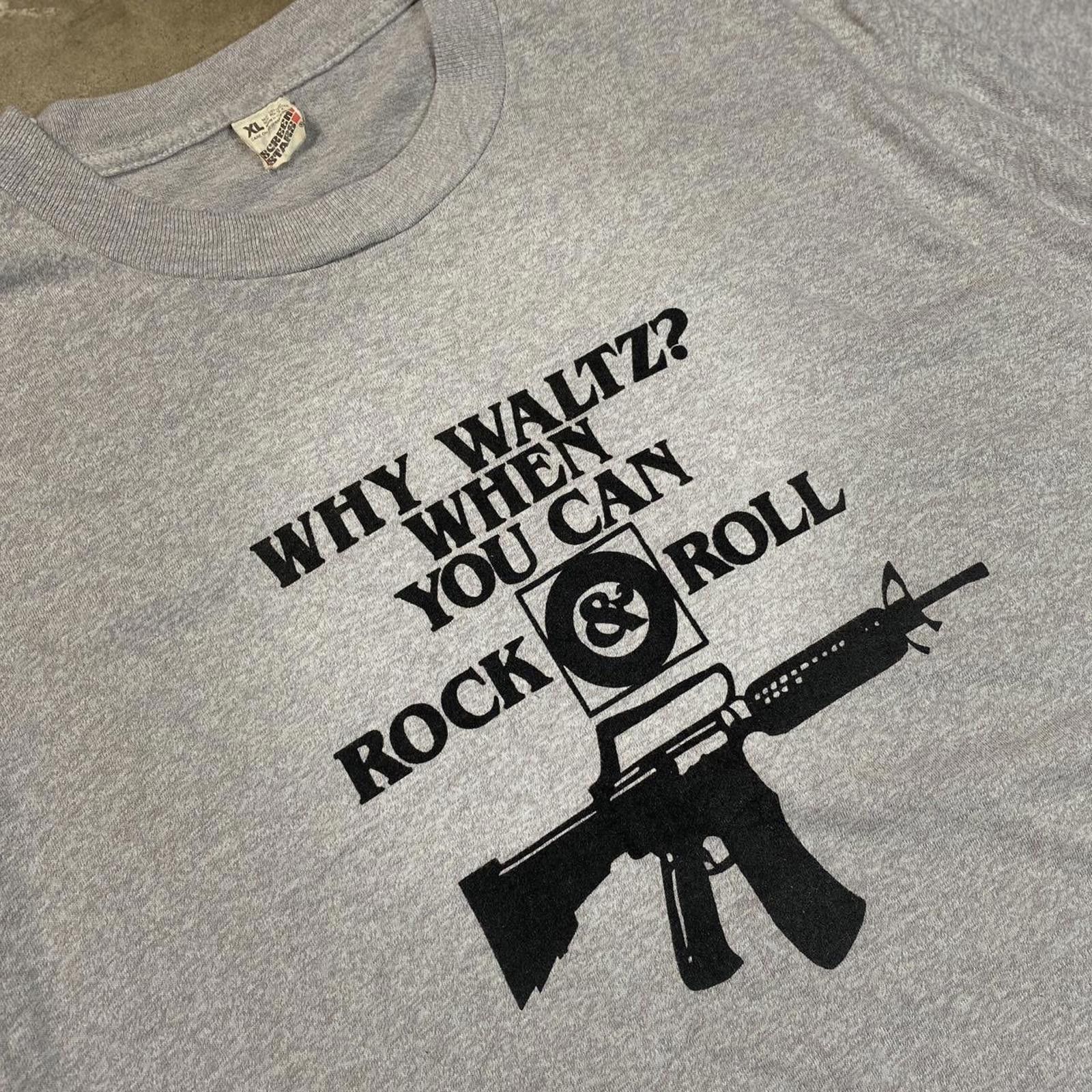 Other Vintage AR - 15 graphic T shirt 80s Size US XL / EU 56 / 4 - 2 Thumbnail