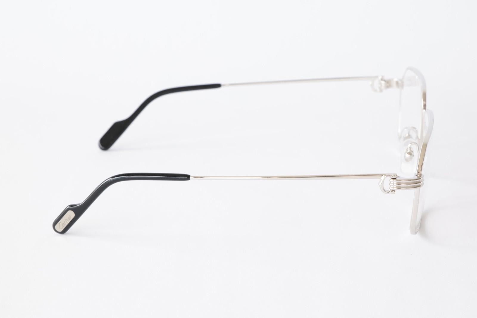 Cartier New Cartier eyewear optical eyeglasses CT0445O 004 silver Size ONE SIZE - 7 Thumbnail