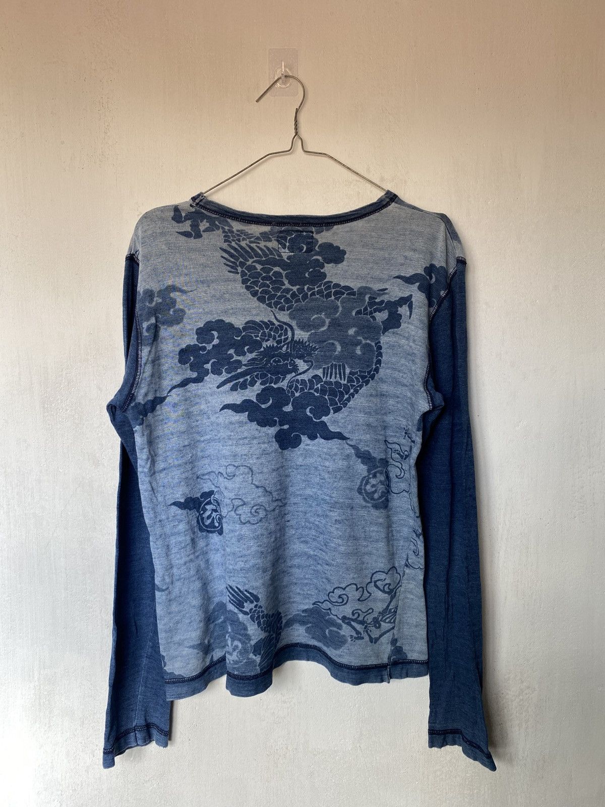 If Six Was Nine Austere Japan Koromo Skeleton Dragon Sukajan Longsleeve Size US S / EU 44-46 / 1 - 2 Thumbnail