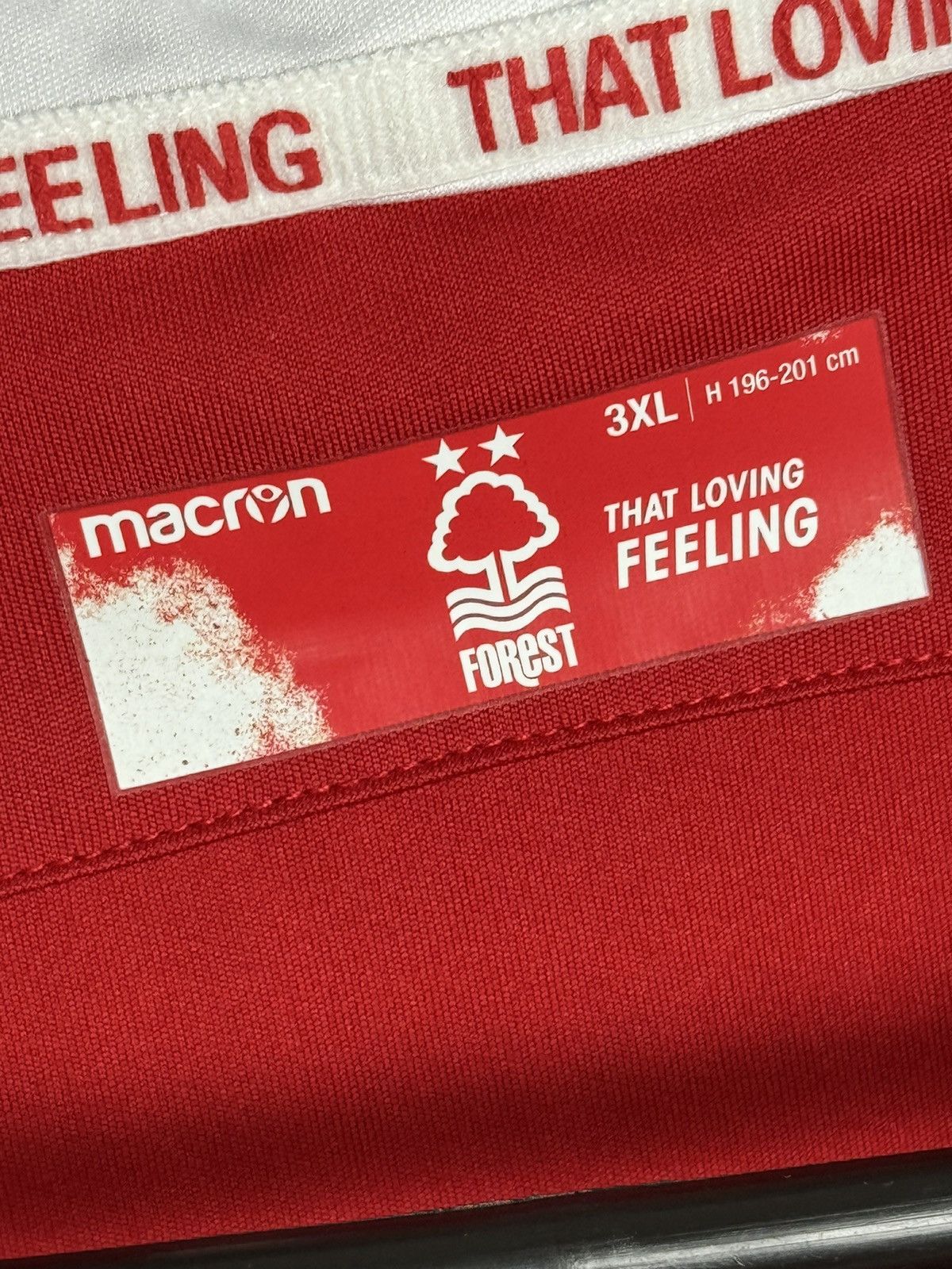 Macron 3XL Nottingham Forest 18/19 Home Football Jersey Size US XXL / EU 58 / 5 - 10 Thumbnail