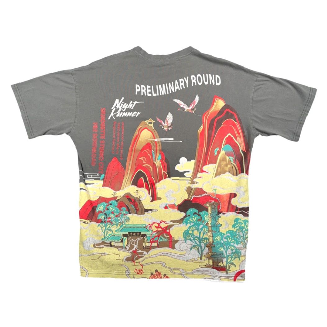 Vintage NIGHT RUNNER Gedpamco Heathans Shirt Adult XL Gray Long Sleeve? Size US XL / EU 56 / 4 - 2 Thumbnail