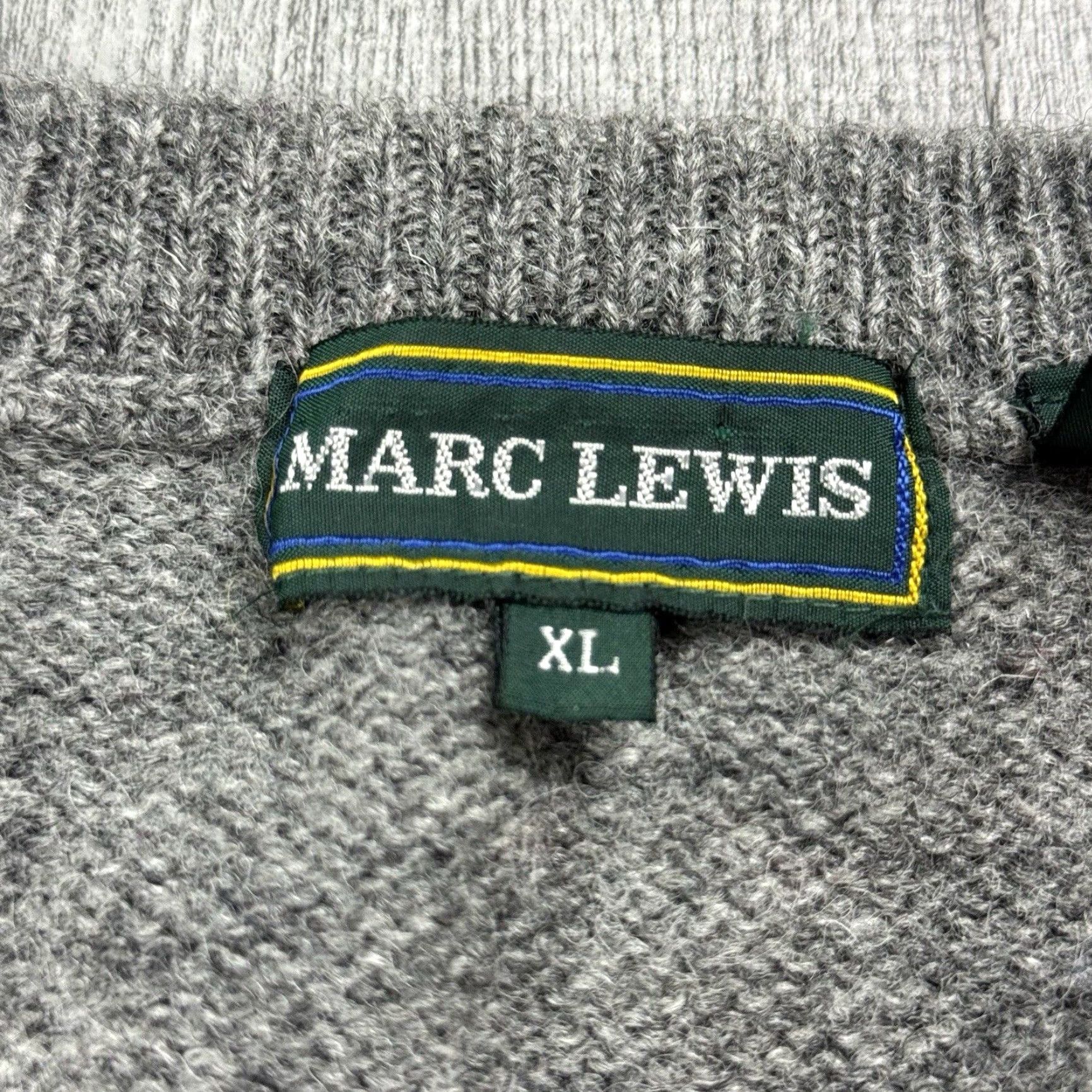 Vintage VINTAGE Marc Lewis Argyle Knit Vest Mens XL 100% Shetland Wool Casual Gray Yellow Blue Red Green 80s Golf Size XL / US 12-14 / IT 48-50 - 3 Thumbnail