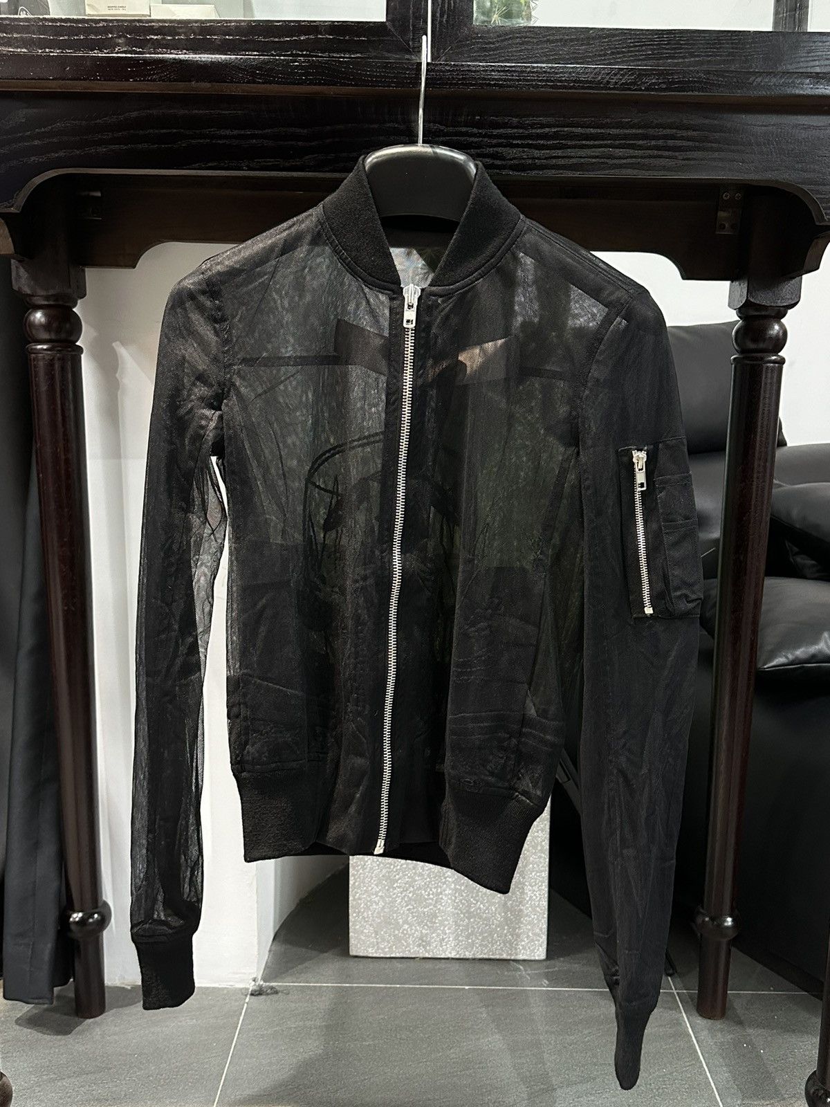 Rick Owens Archive Rick Owens FW15 Embroidered Face Jacket Size XS / US 0-2 / IT 36-38 - 1 Thumbnail