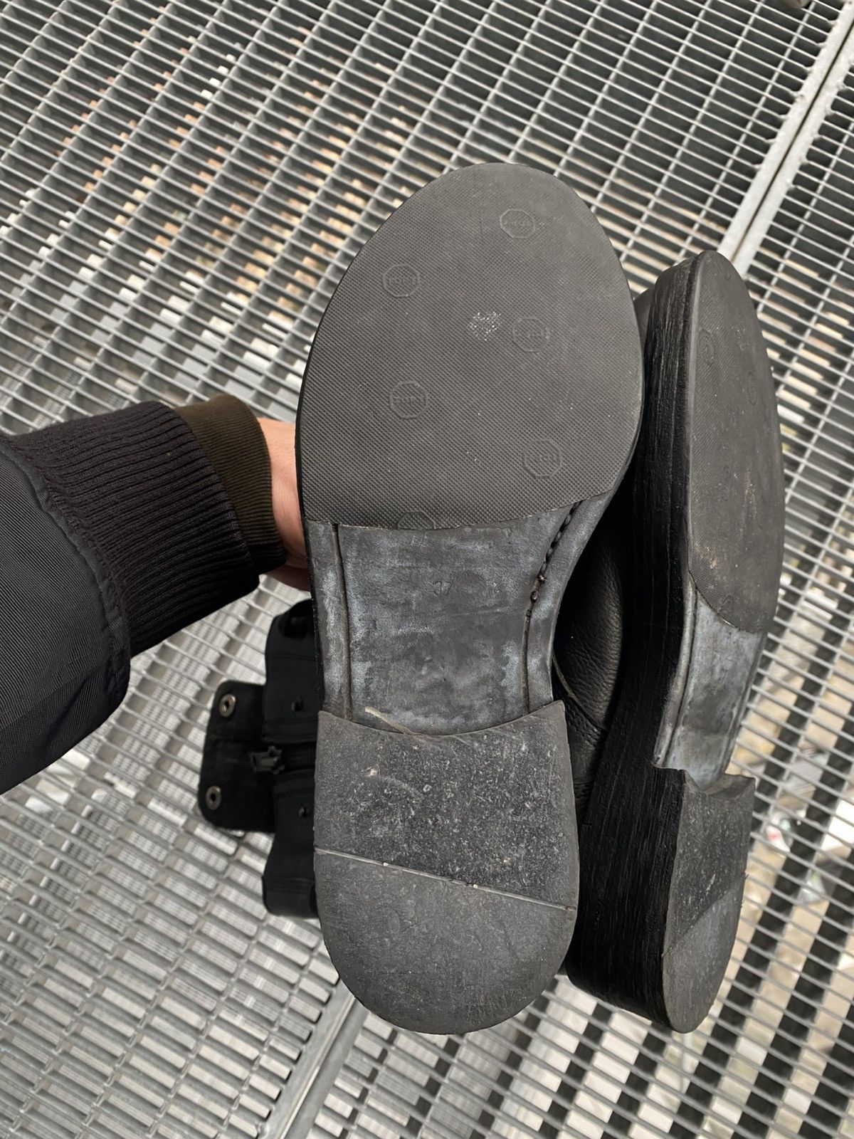 Ann Demeulemeester Ann Demeulemeester Leather Runway Biker Boots Size US 7 / IT 37 - 16 Thumbnail