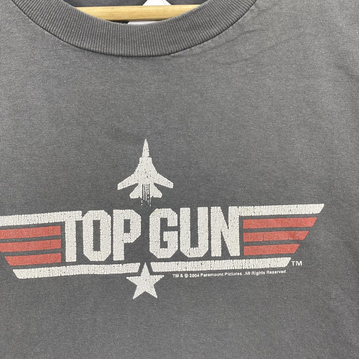 Vintage Vintage 90s Top Gun Wingman T-Shirt Anchor Blue Large Fade Size US L / EU 52-54 / 3 - 4 Thumbnail