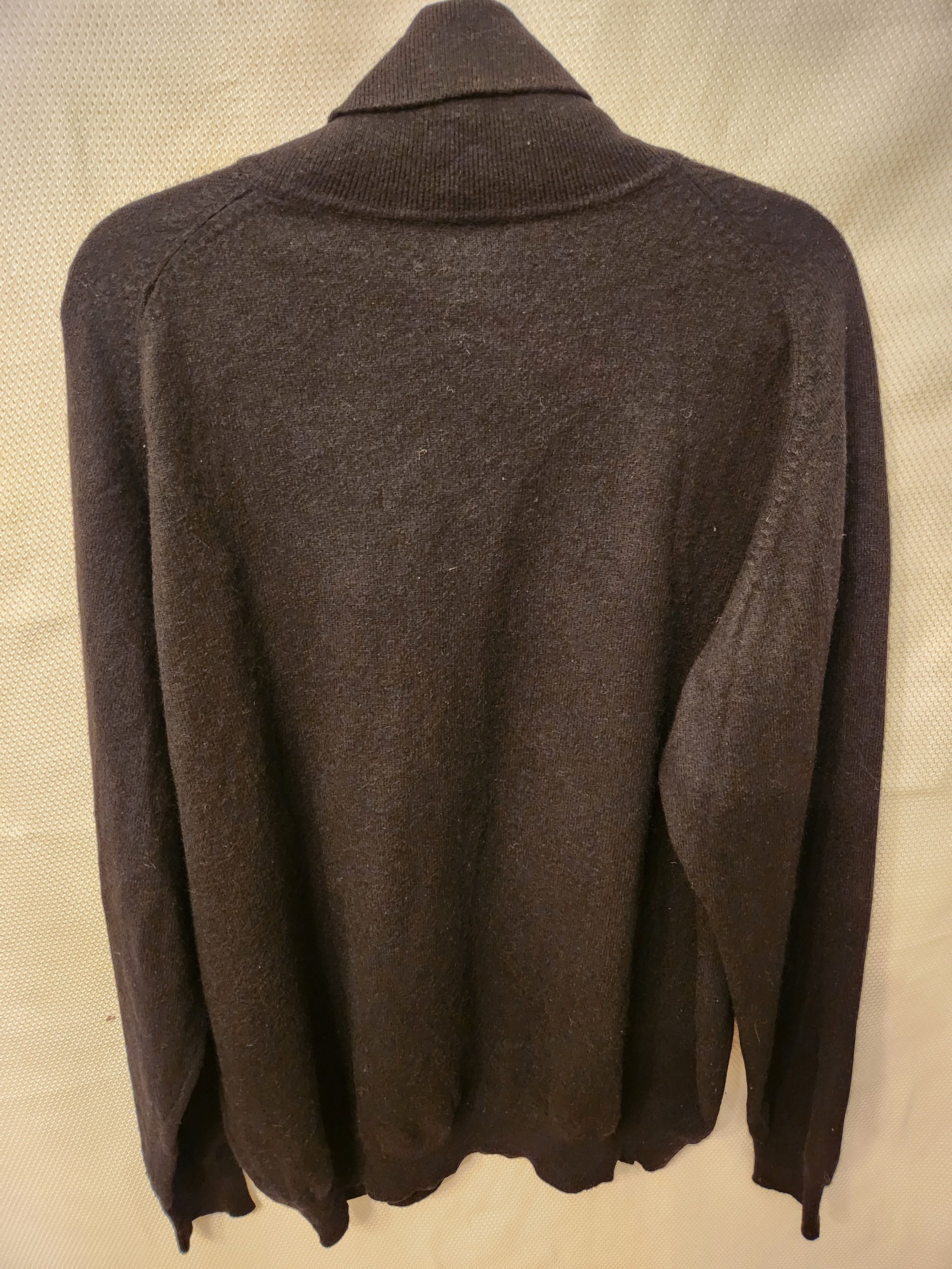 Allen Solly Vintage Allen Solly 100% Cashmere Black Turtleneck Sweater Size US XL / EU 56 / 4 - 2 Thumbnail