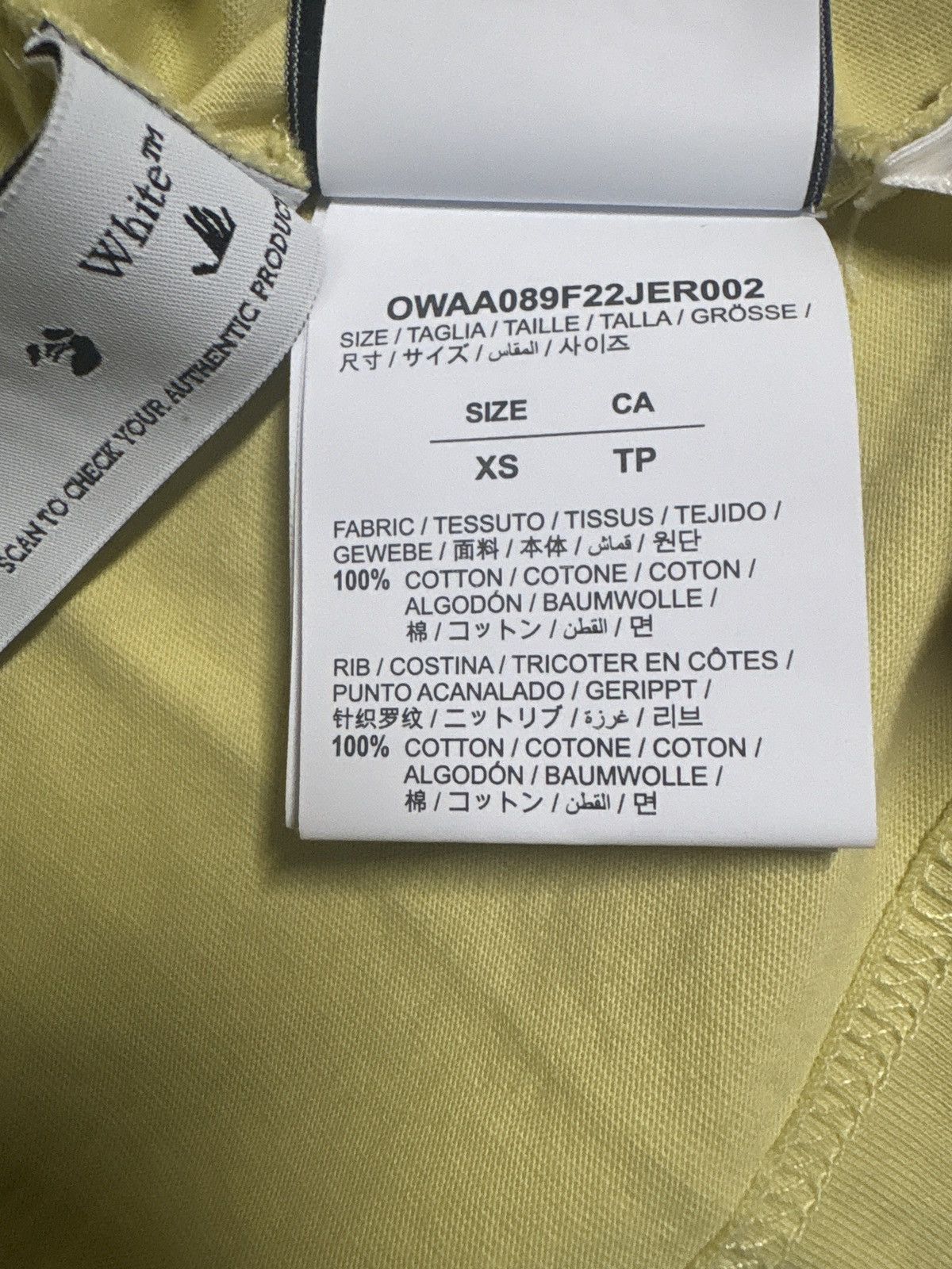 Off-White × Virgil Abloh OFF-WHITE FLOWER ARROW CASUAL TEE Size US XS / EU 42 / 0 - 7 Thumbnail