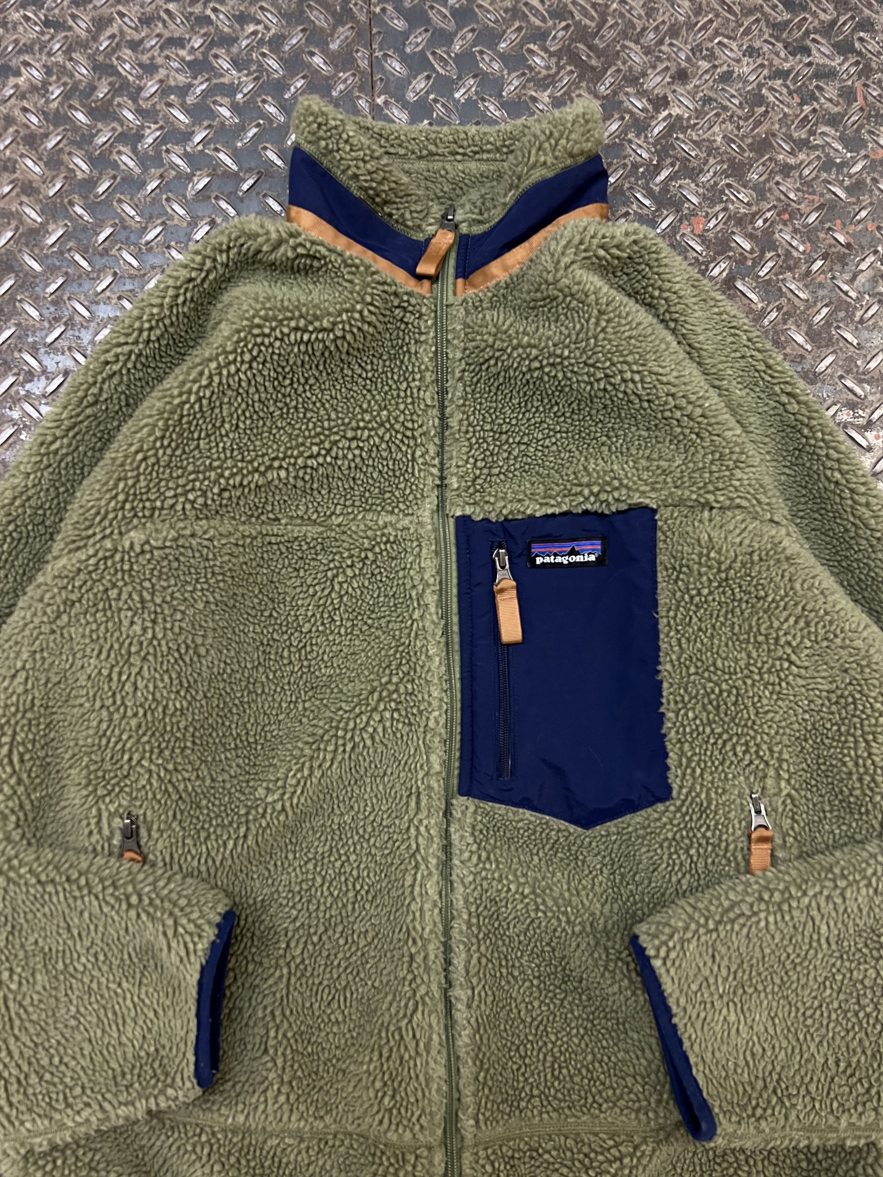 Patagonia Patagonia Sage Green Retro-X Deep Pile Fleece Jacket Size US XL / EU 56 / 4 - 3 Thumbnail