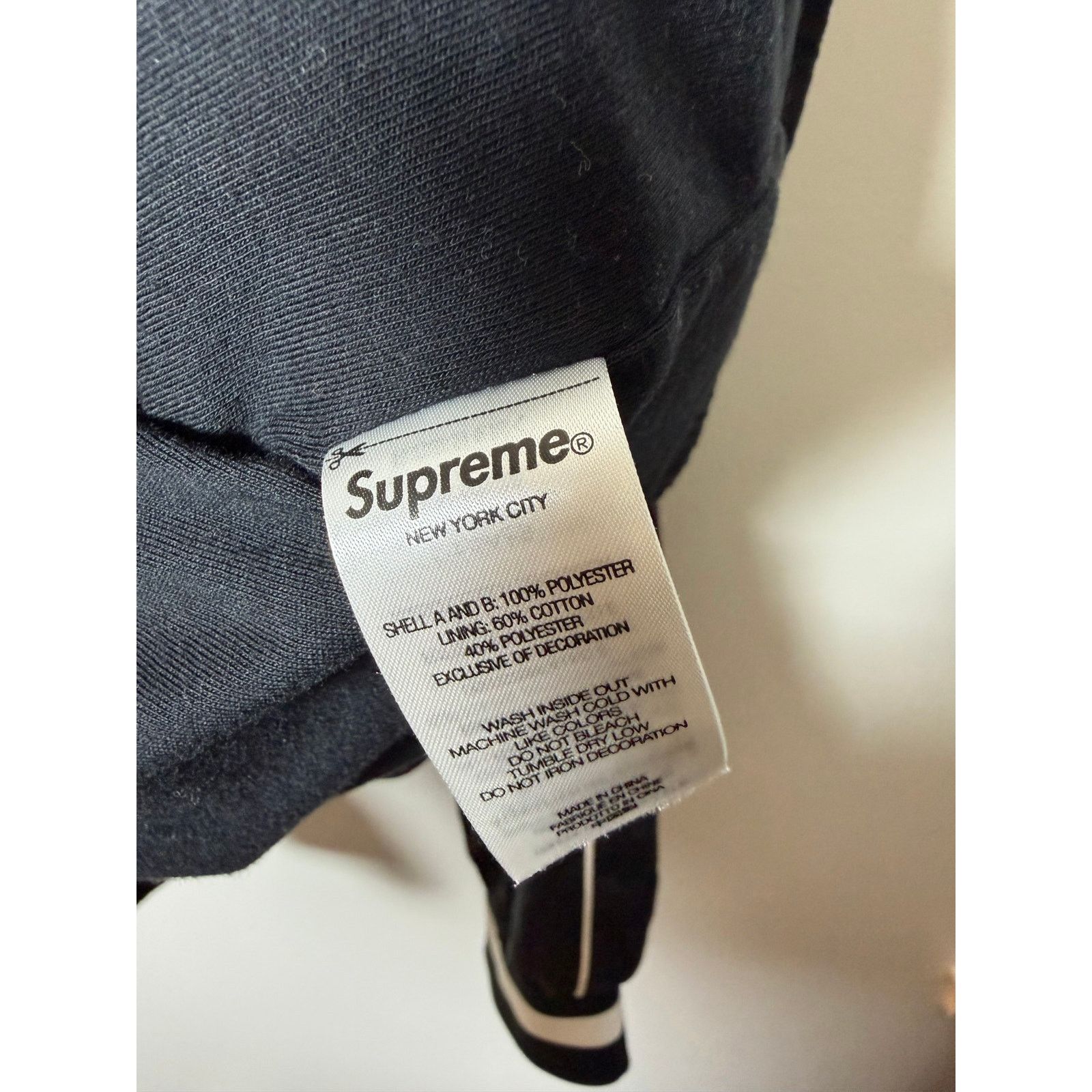 Supreme Supreme Hooded Warm Up Pullover 'Black' Size US L / EU 52-54 / 3 - 6 Thumbnail