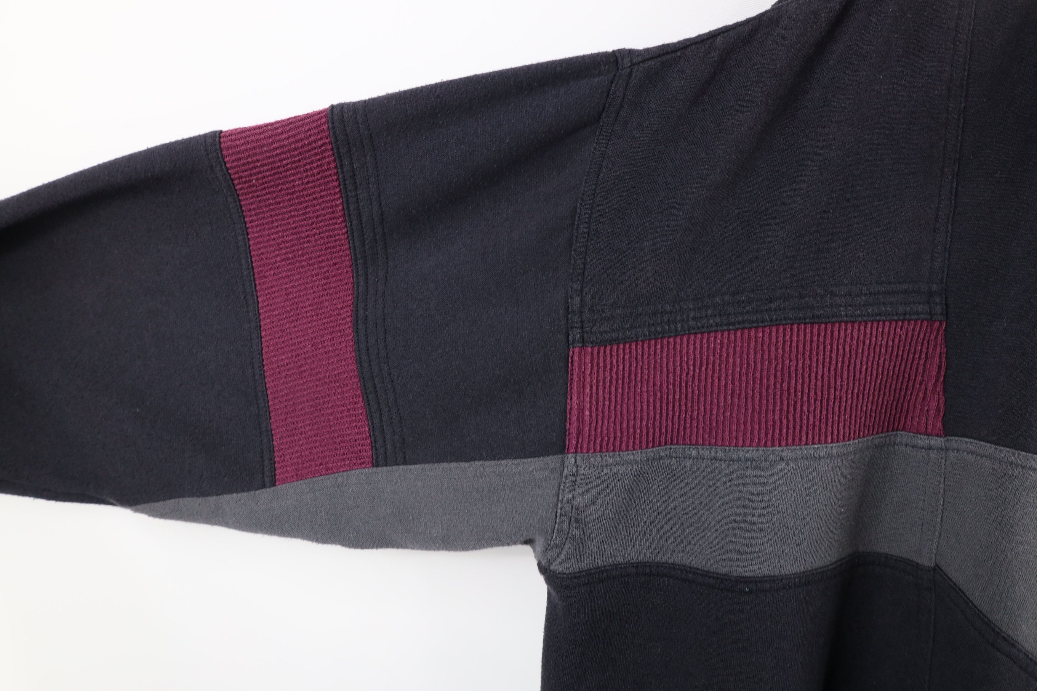 Vintage Vintage 90s Streetwear Block Collared Pullover Sweatshirt Size US XL / EU 56 / 4 - 5 Thumbnail