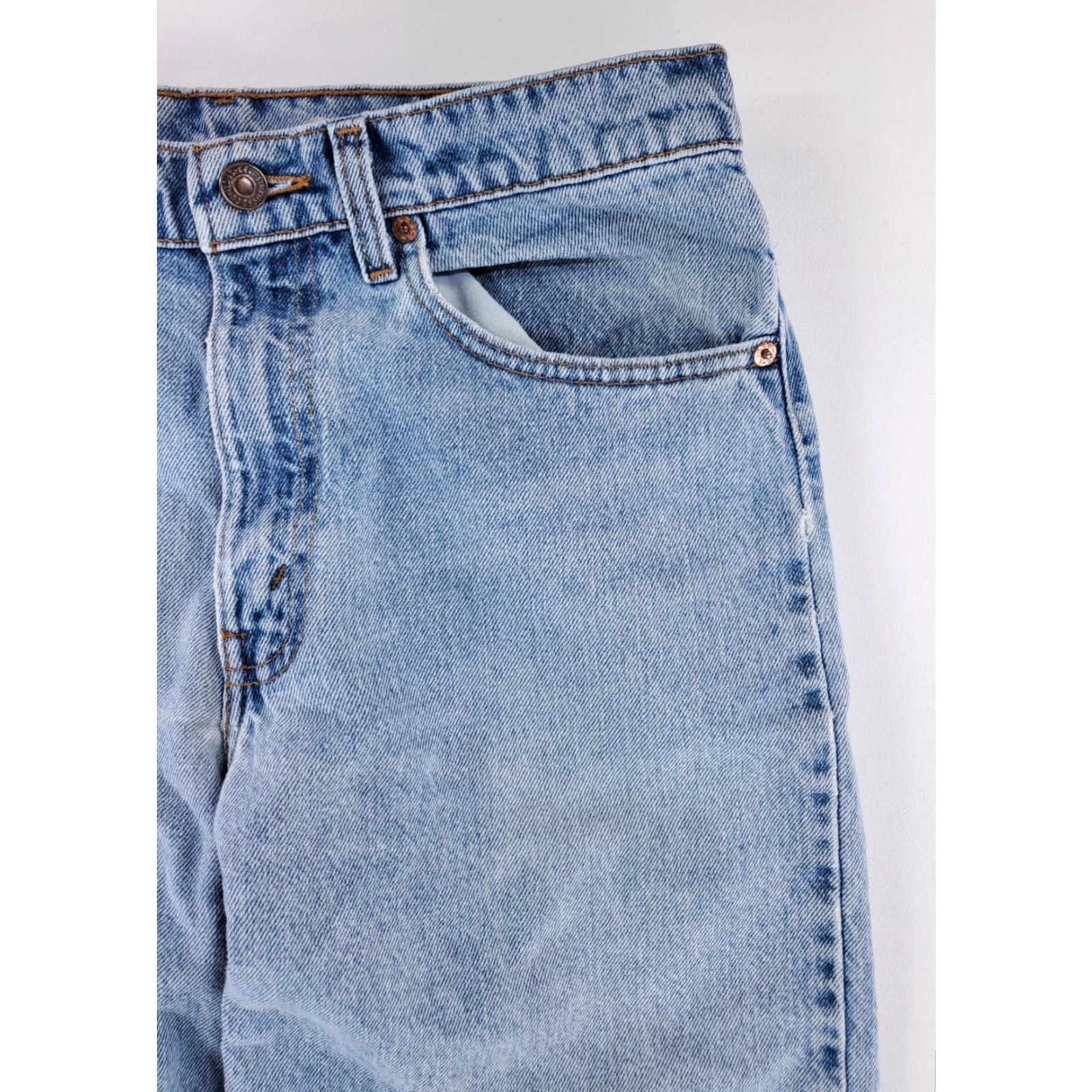 Levi's VINTAGE Levi's 550 VTG 90s Jeans Blue Zip Fly Mens 31 x 34 (31 x 33 Actual) Size US 31 - 6 Thumbnail