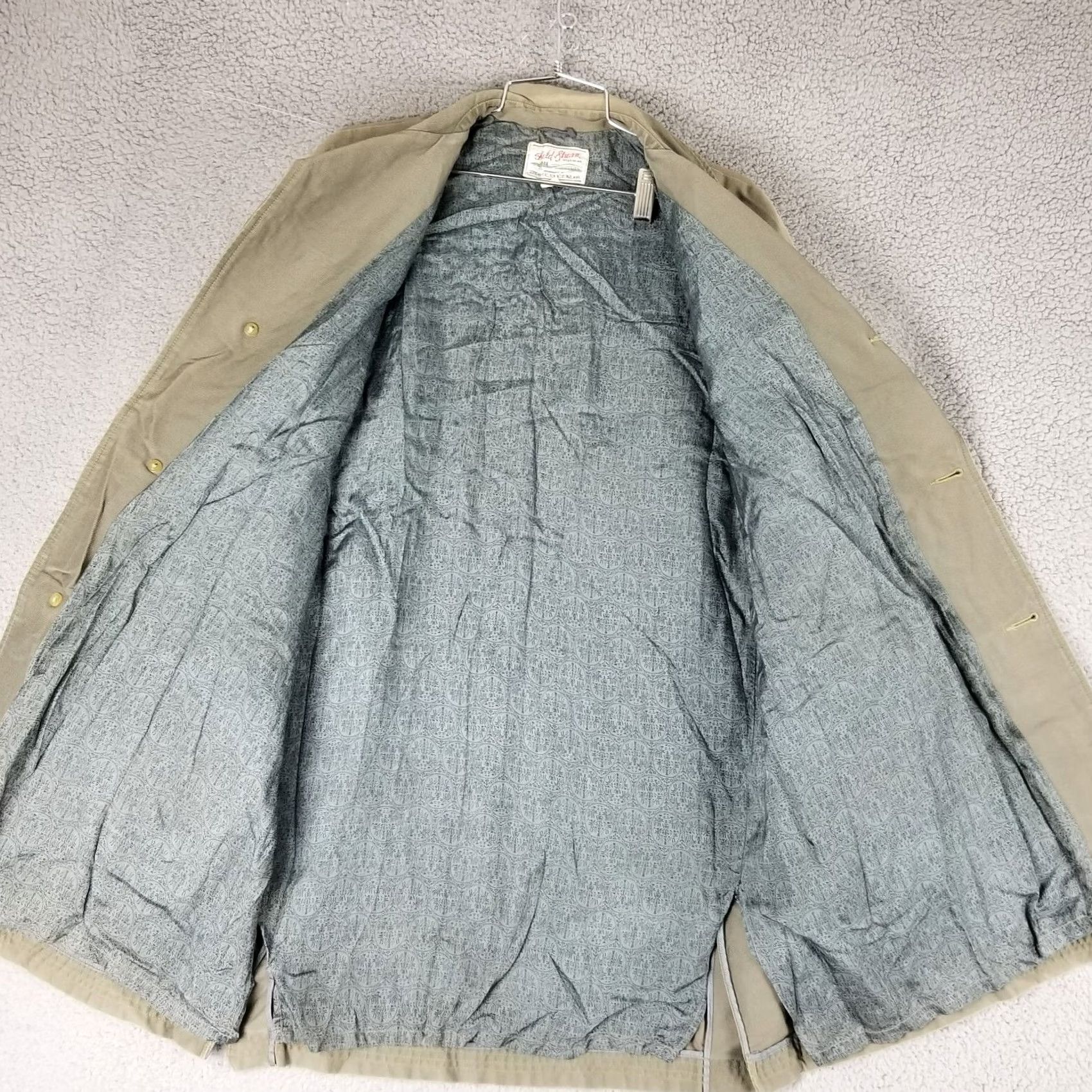Vintage Vintage Field & Stream Hunting Field Jacket L Large Green Canvas Cotton Chore Coat Mens Jacket Size US L / EU 52-54 / 3 - 6 Thumbnail
