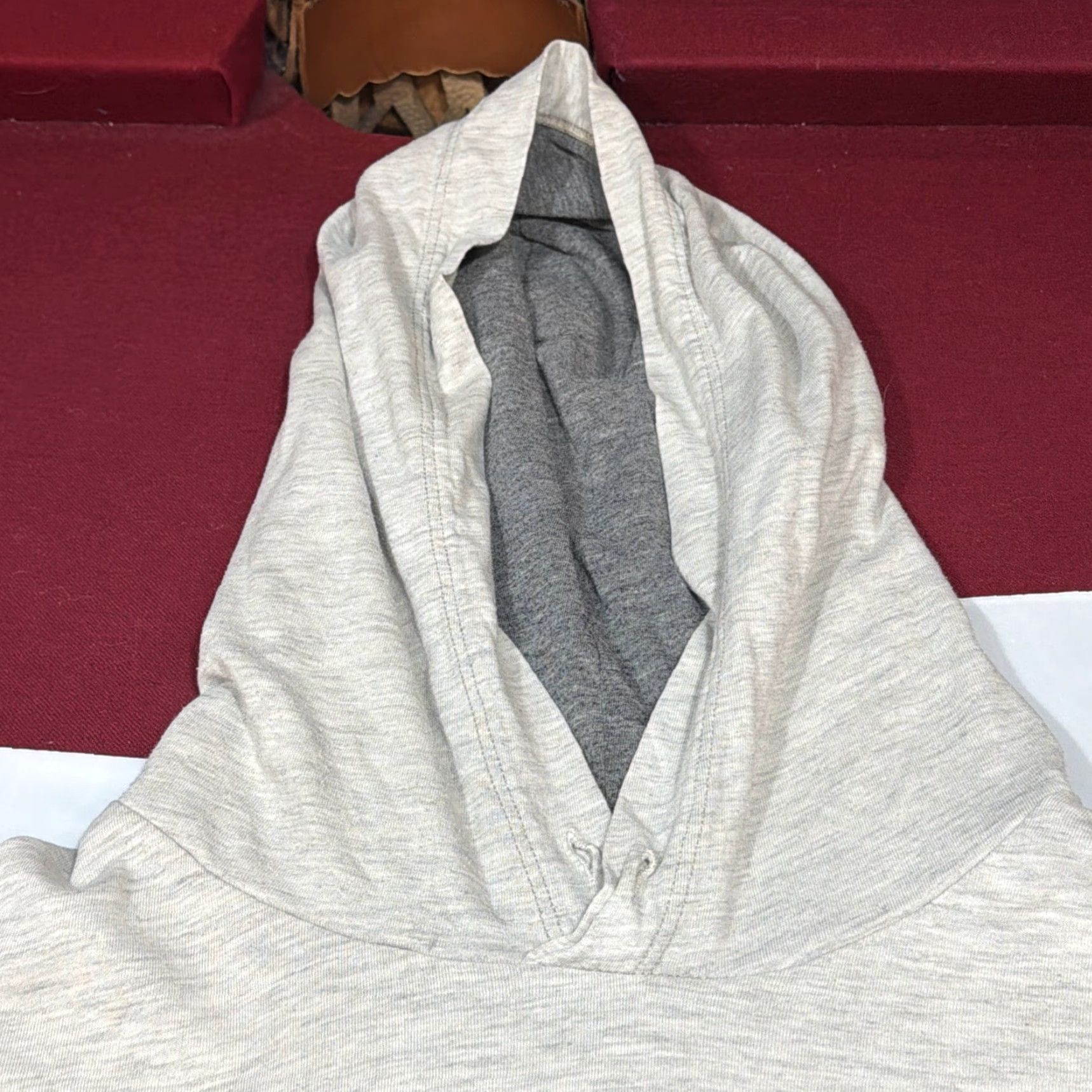 American Eagle Outfitters American Eagle XL Men Hoodie Pullover Gray Forest Print Trees Size US XL / EU 56 / 4 - 6 Thumbnail