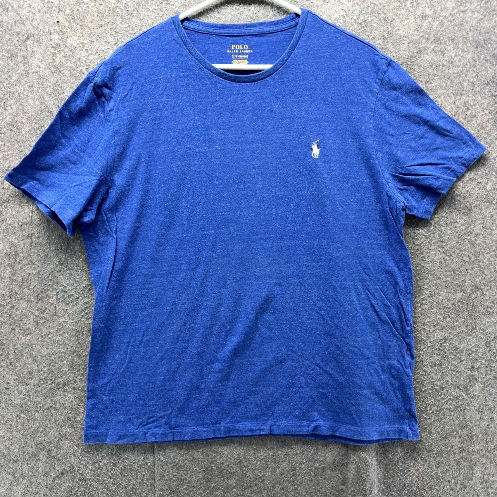 Polo Ralph Lauren Polo Ralph Lauren Shirt Mens Large Blue Crewneck Embroidered Pony Casual Tee Size US L / EU 52-54 / 3 - 2 Thumbnail