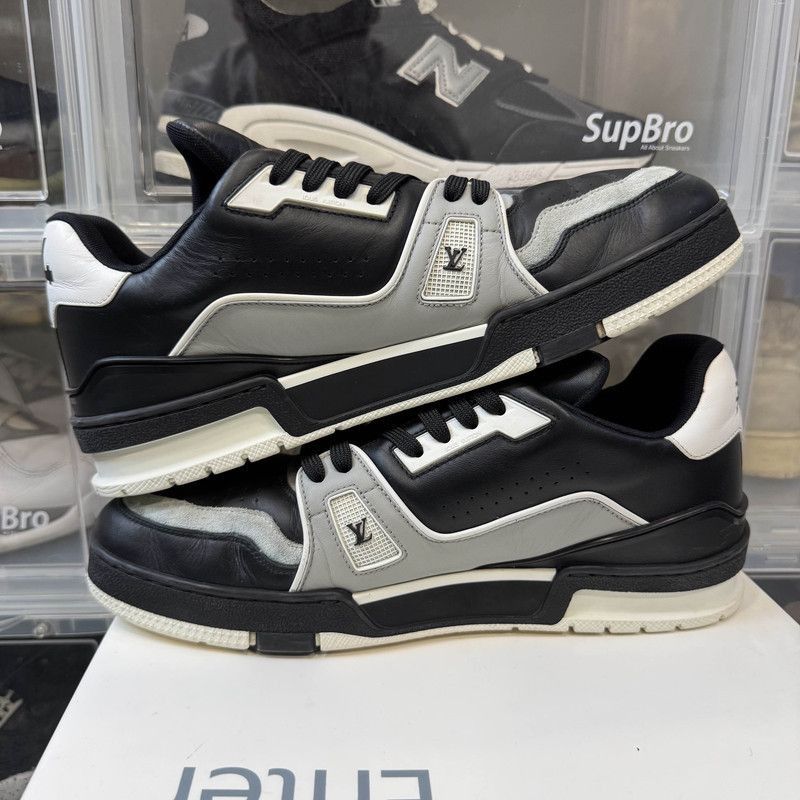 Louis Vuitton Louis Vuitton Trainer Black Stylish Sneakers -2508 Size US 9 / EU 42 - 7 Thumbnail