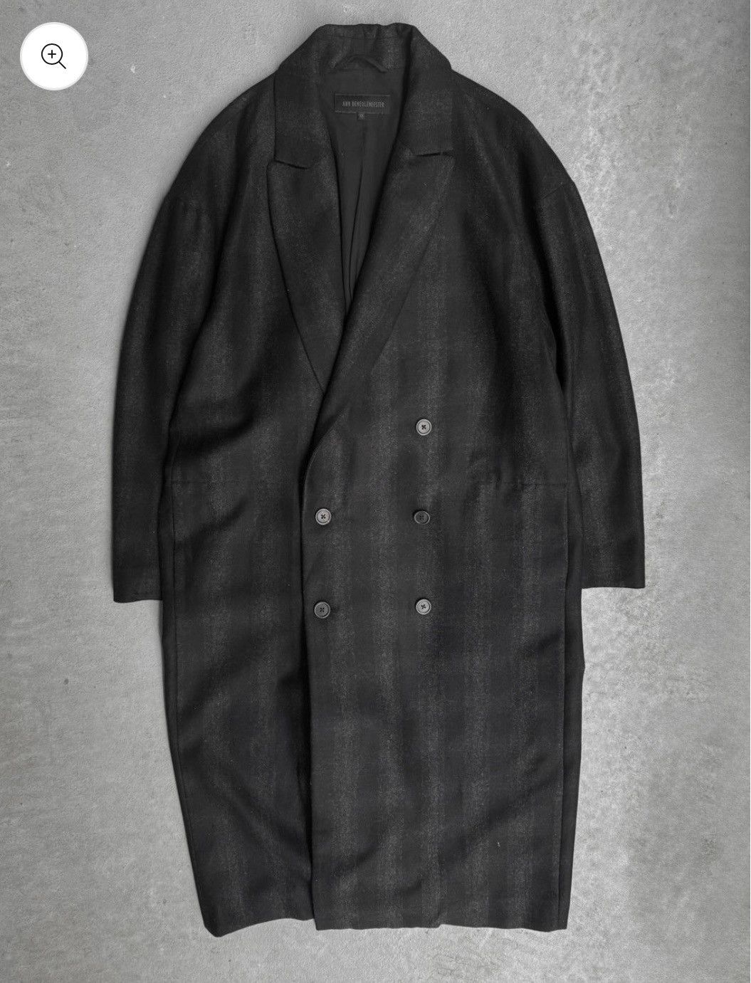 Ann Demeulemeester Ann Demeulemeester AW17 Oversized Striped Double Breast Coat Size US L / EU 52-54 / 3 - 1 Thumbnail