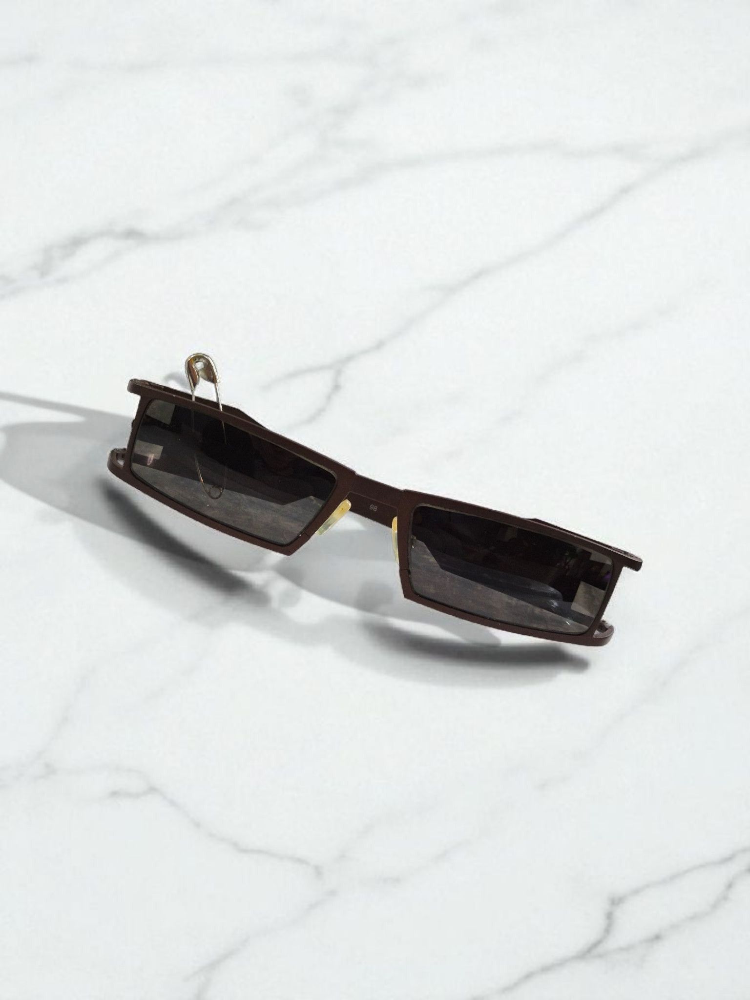 Other Christoph Broich by Theo Sunglasses Brown Titanium Size ONE SIZE - 5 Thumbnail