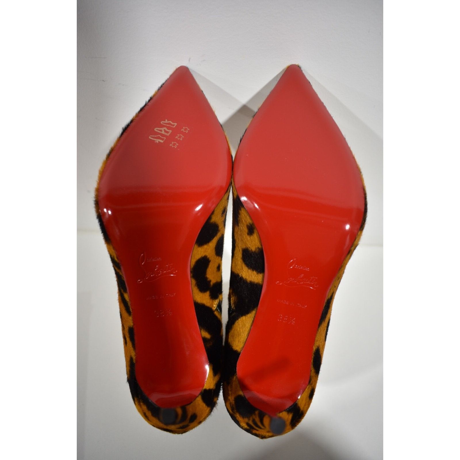 Christian Louboutin Christian Louboutin So Kate Booty 85 Black Spicy Leopard Size US 8.5 / IT 38.5 - 12 Thumbnail